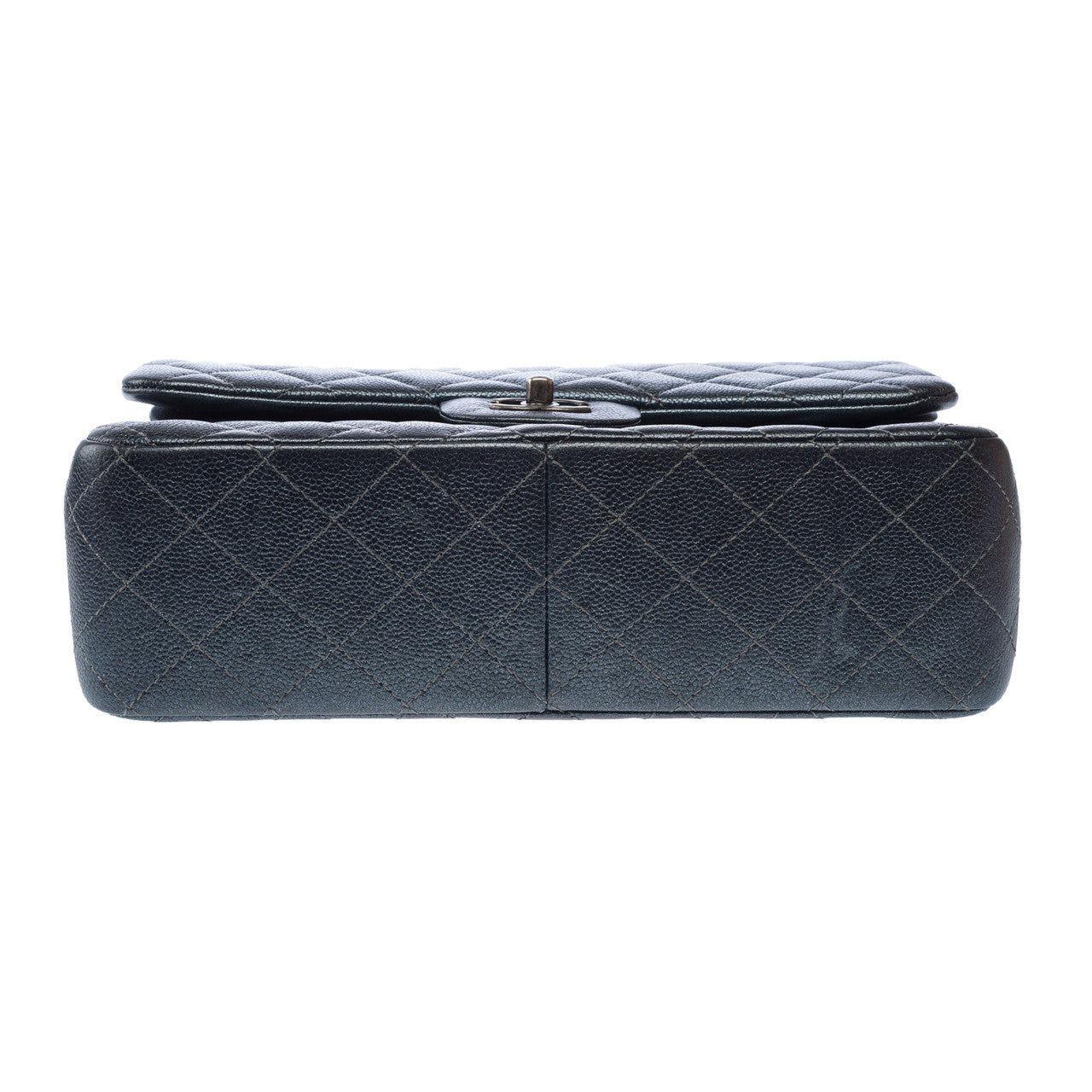 CHANEL Timeless/Classique Bag in Grey Leather - 103165
