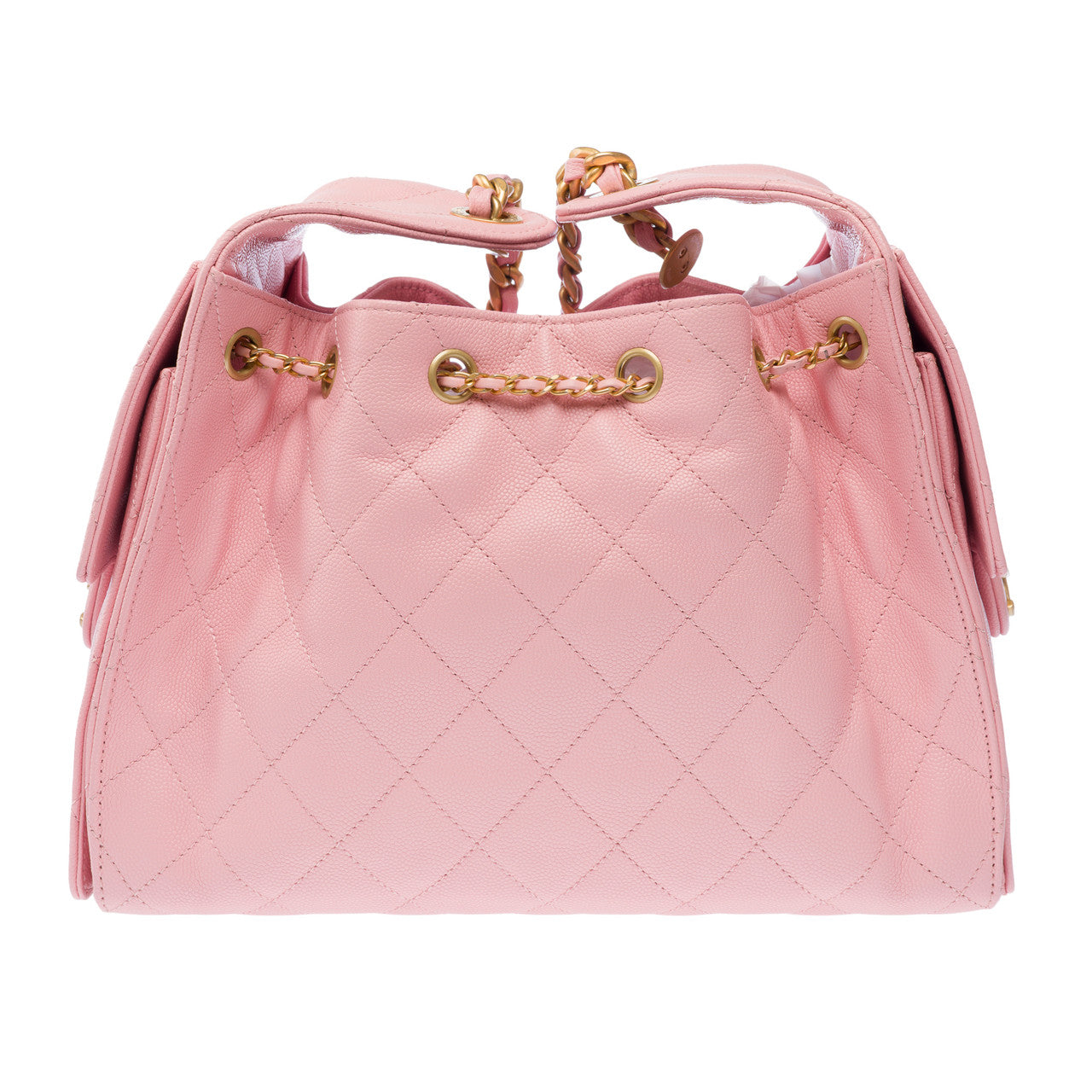 CHANEL Pink Leather Bag - 103164