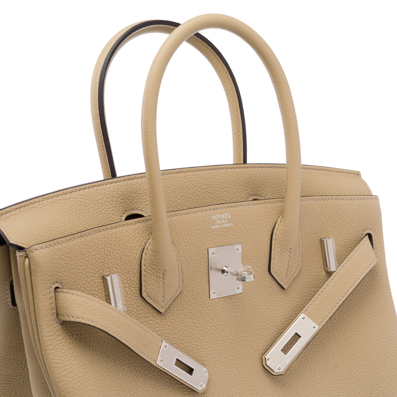 Sac HERMES Birkin 30 en Cuir Beige - 103173
