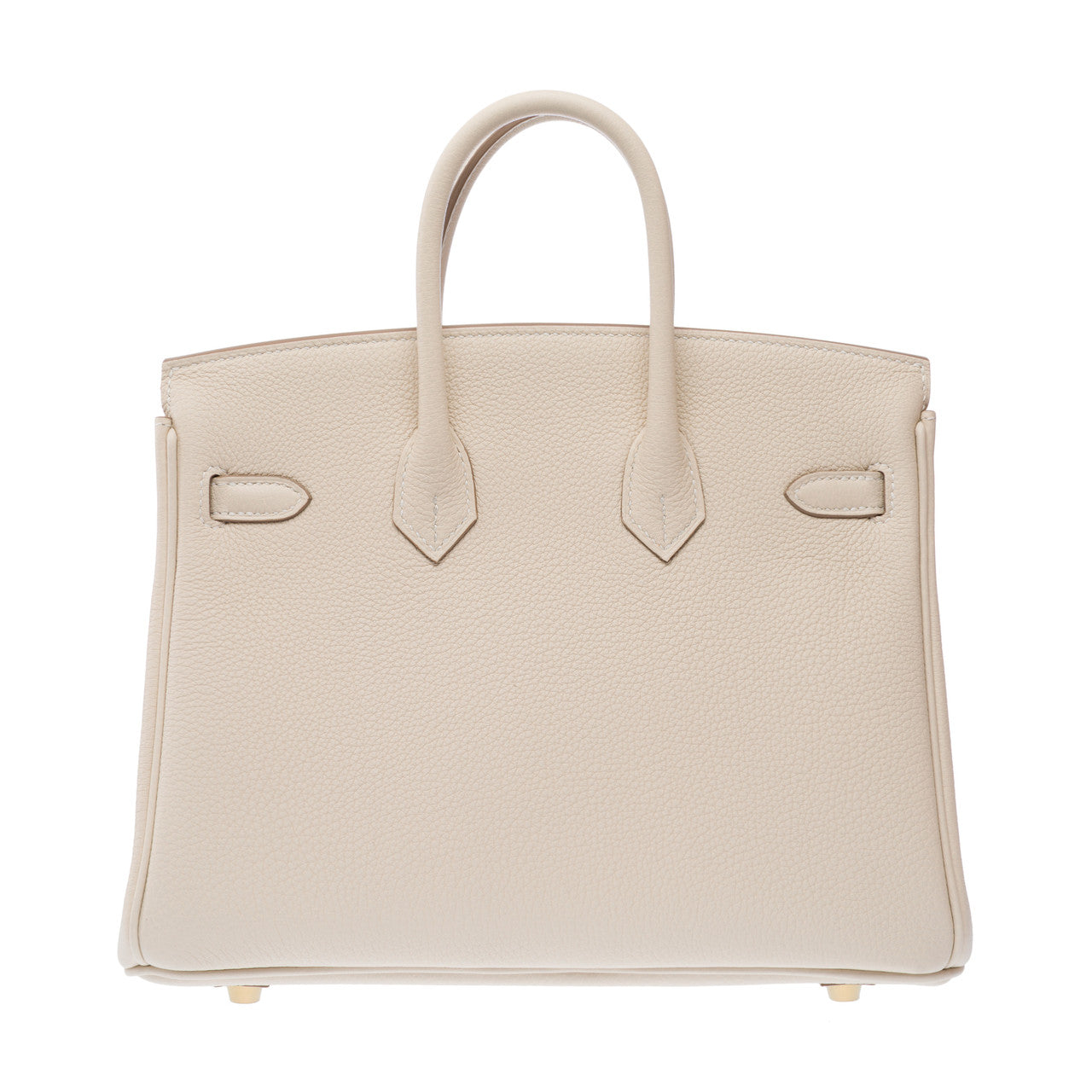 Sac HERMES Birkin 25 en Cuir Blanc - 103162