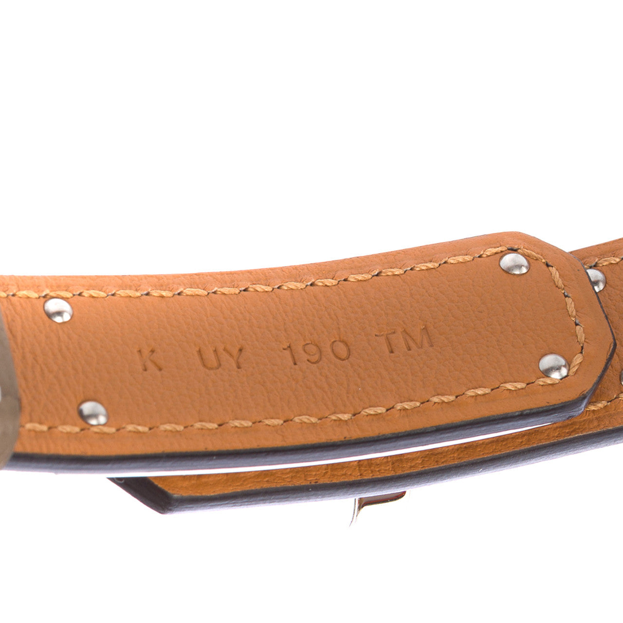 HERMES Kelly Accessory in Grey Leather - 103167