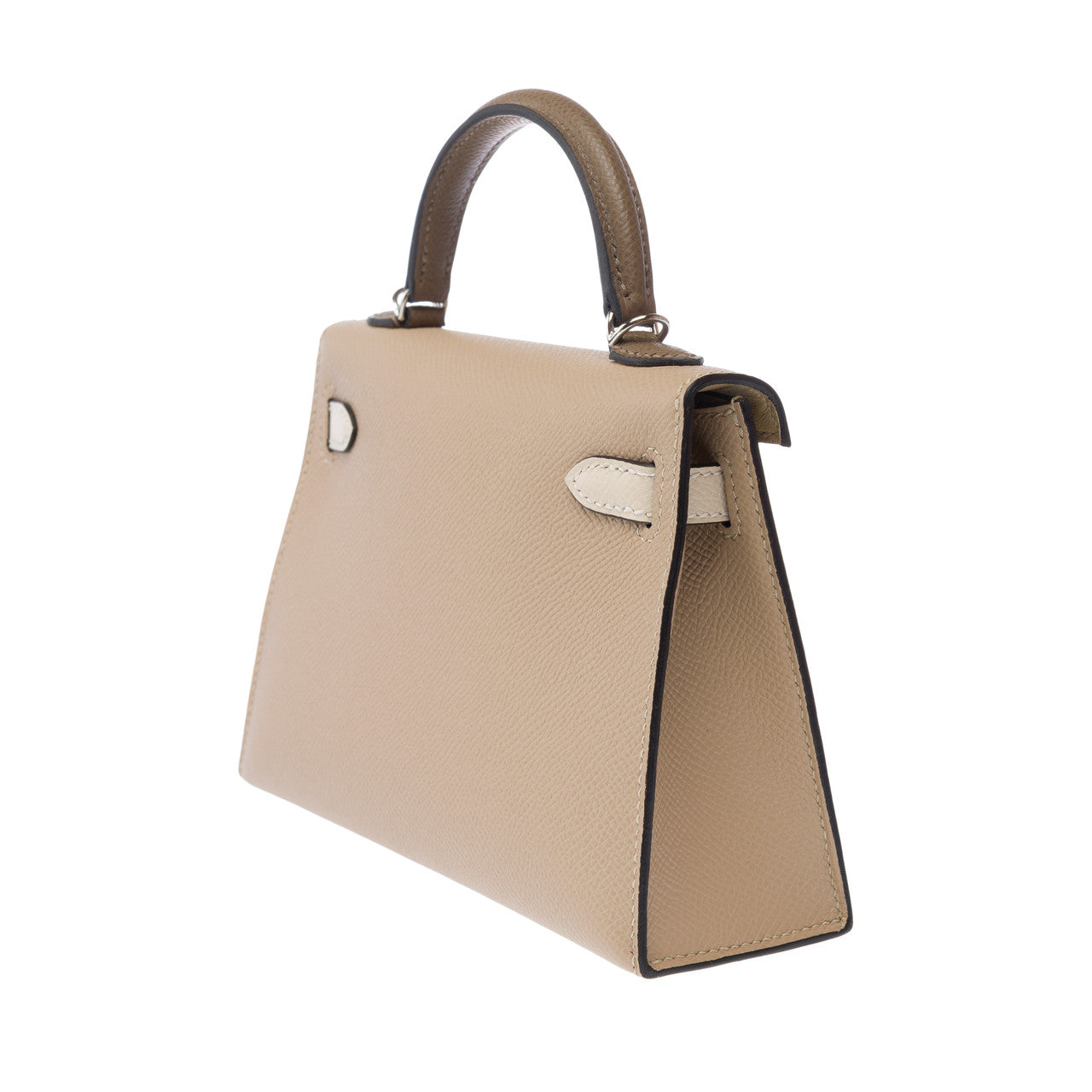 Sac HERMES Kelly Mini en Cuir Étoupe - 103177