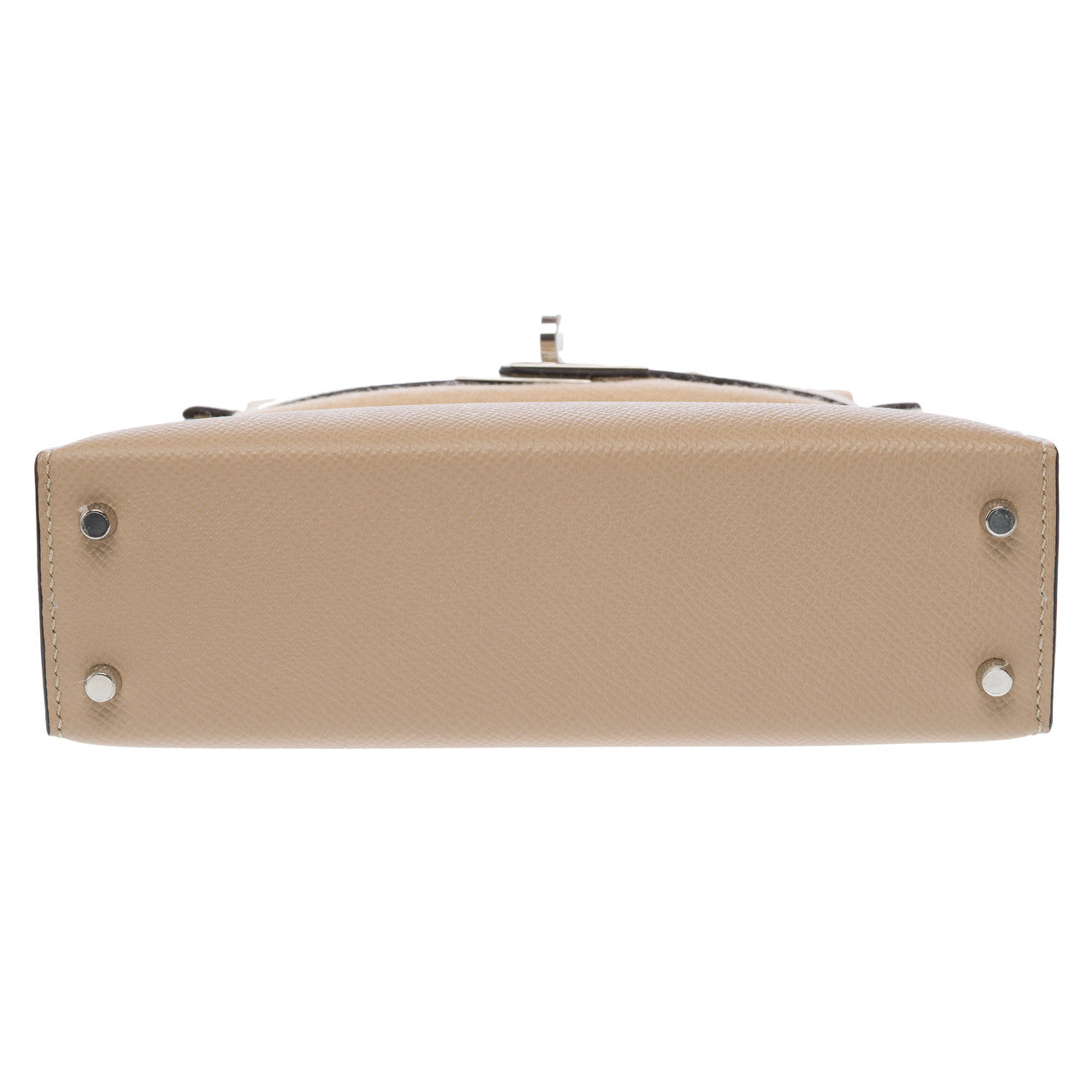 Sac HERMES Kelly Mini en Cuir Étoupe - 103177