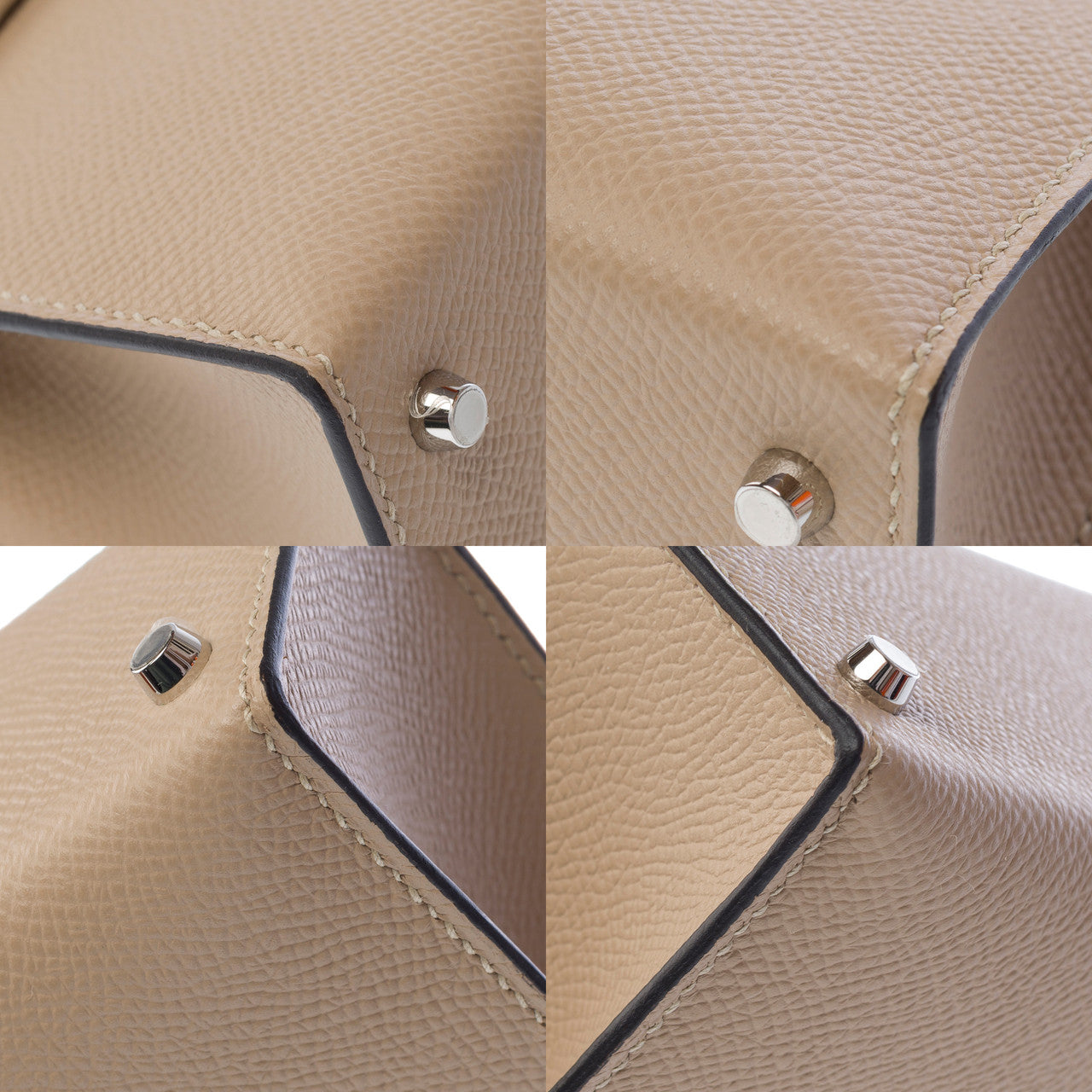 Sac HERMES Kelly Mini en Cuir Étoupe - 103177