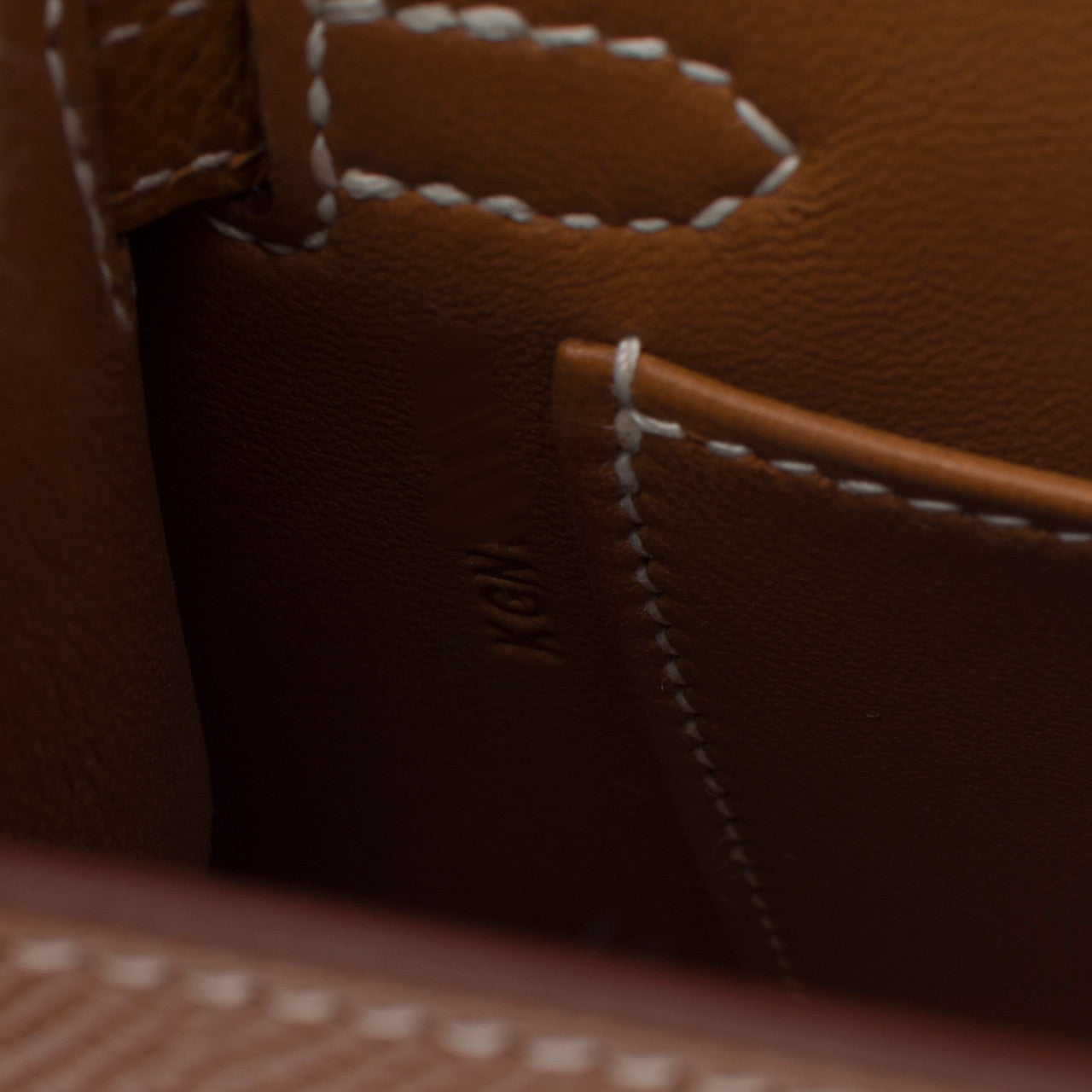 Sac HERMES Kelly Mini en Cuir Doré - 103160