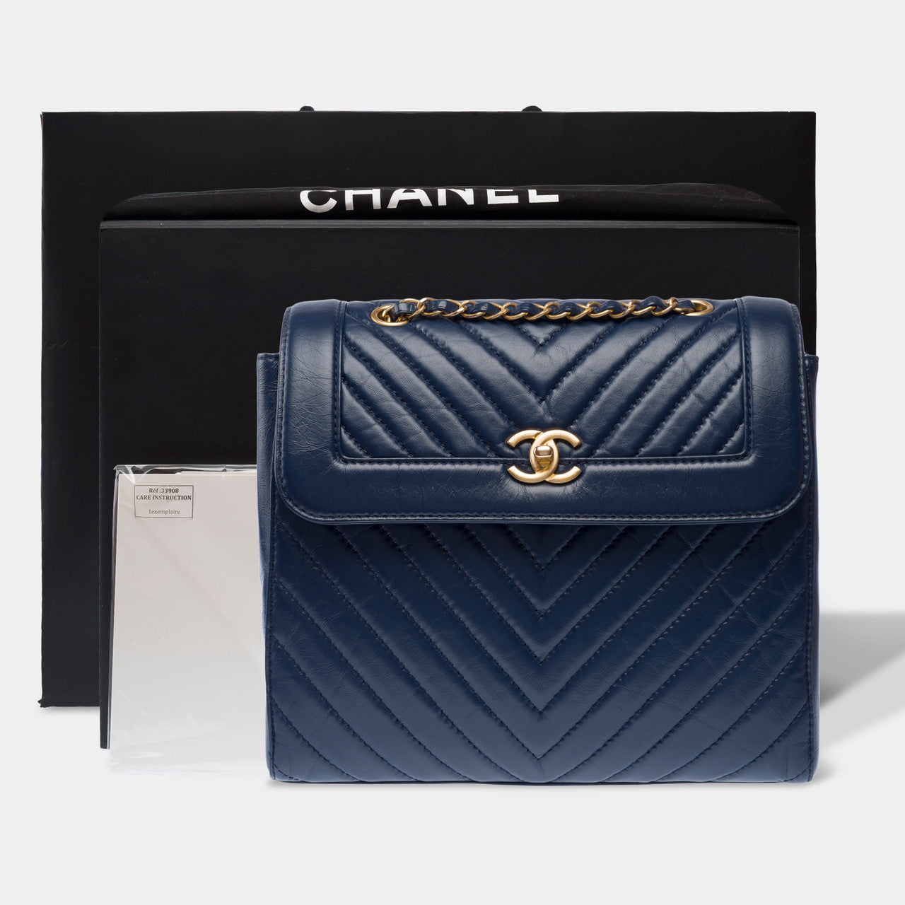 Sac CHANEL en Cuir Bleu - 103151