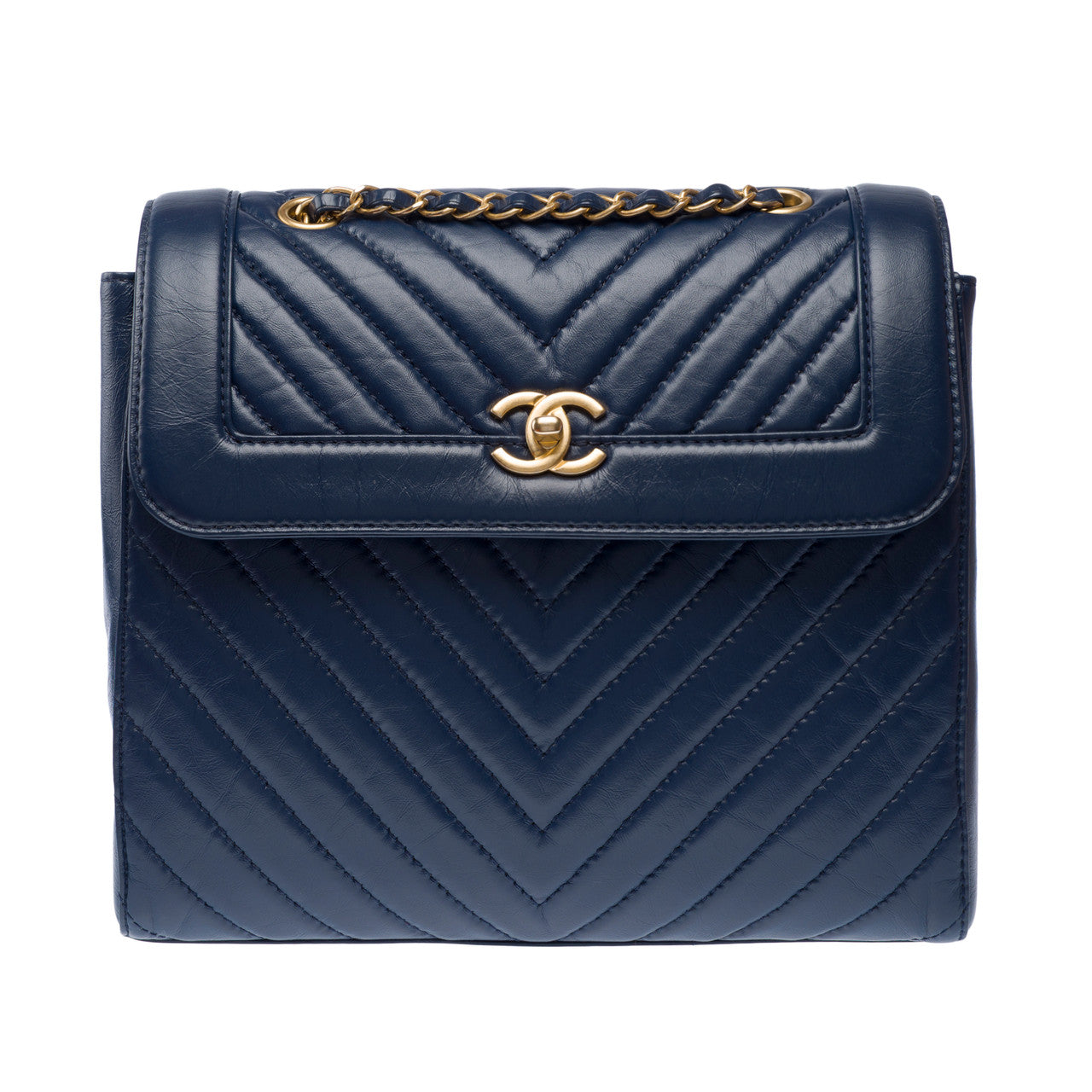 Sac CHANEL en Cuir Bleu - 103151
