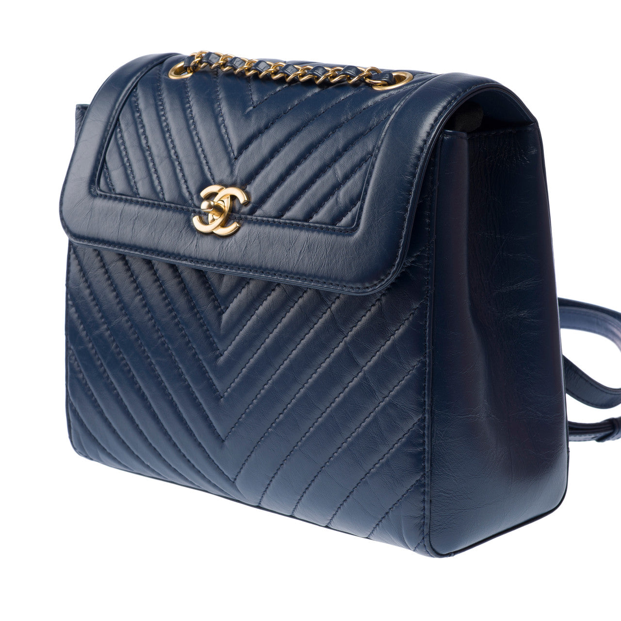 Sac CHANEL en Cuir Bleu - 103151