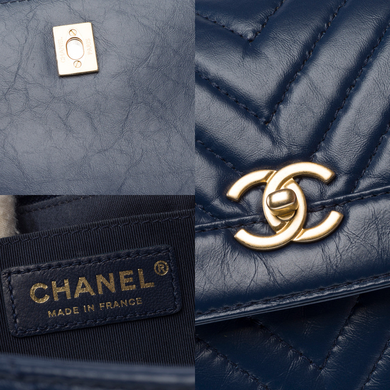 Sac CHANEL en Cuir Bleu - 103151