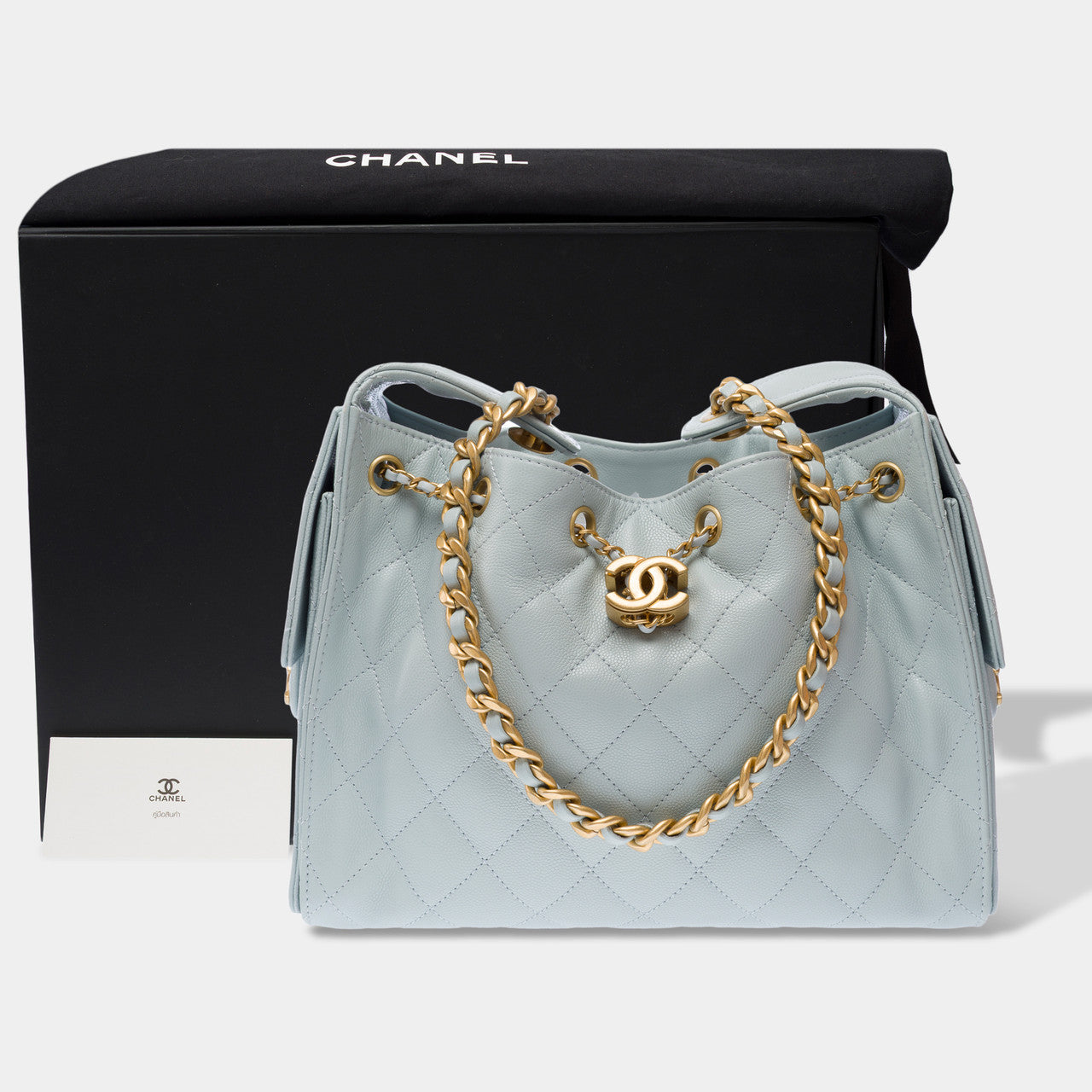 Sac CHANEL en Cuir Bleu - 103163