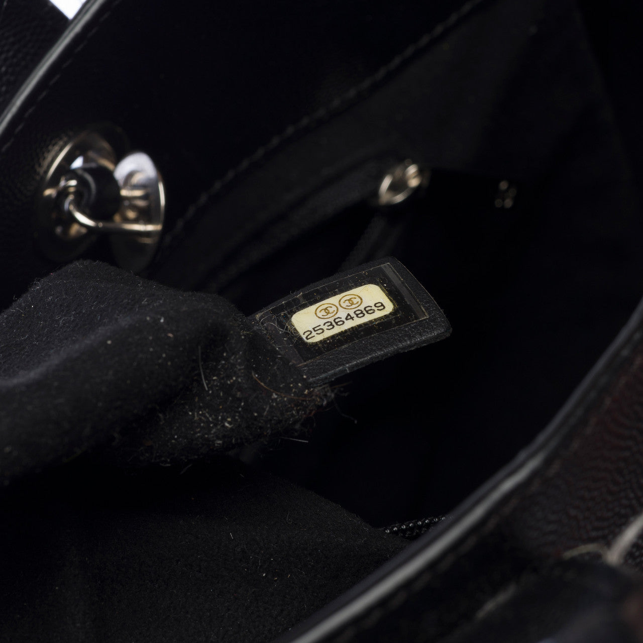Sac CHANEL Deauville en Cuir Noir - 103159
