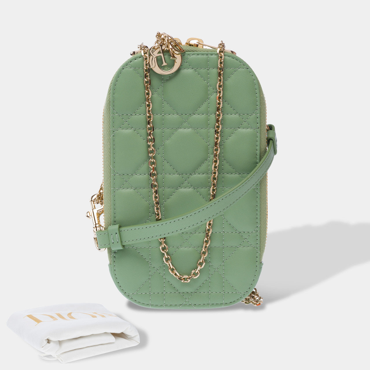 Sac DIOR en Cuir Vert - 103169