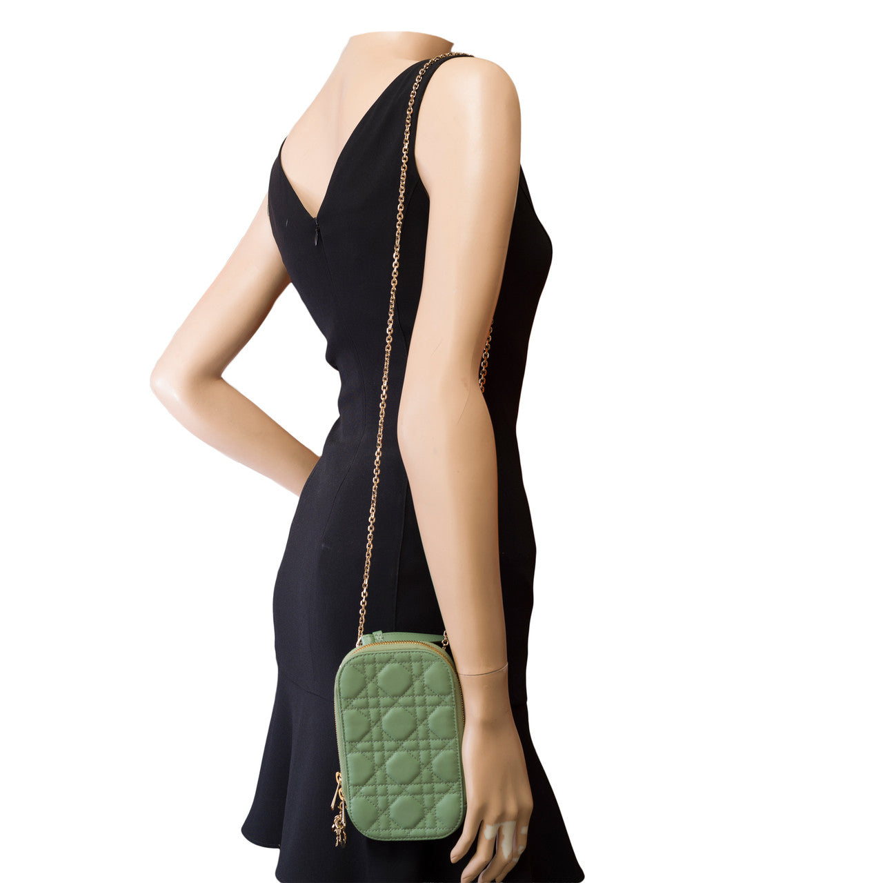 Sac DIOR en Cuir Vert - 103169