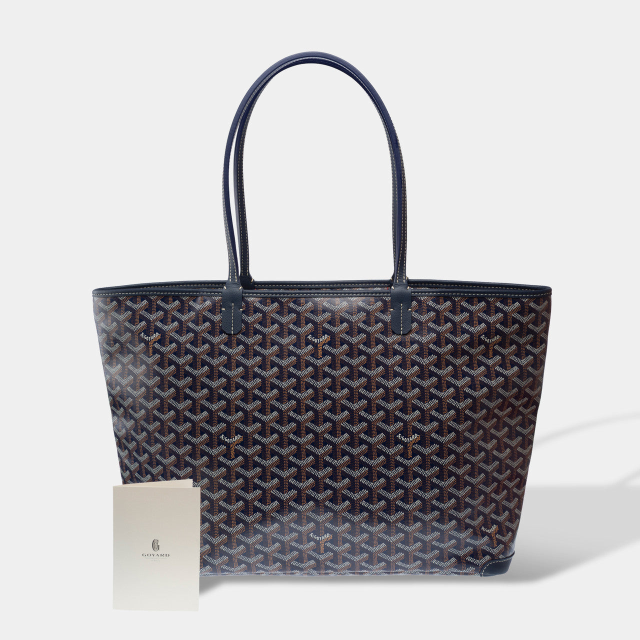 Sac GOYARD Artois en Toile Bleu Marine - 103150