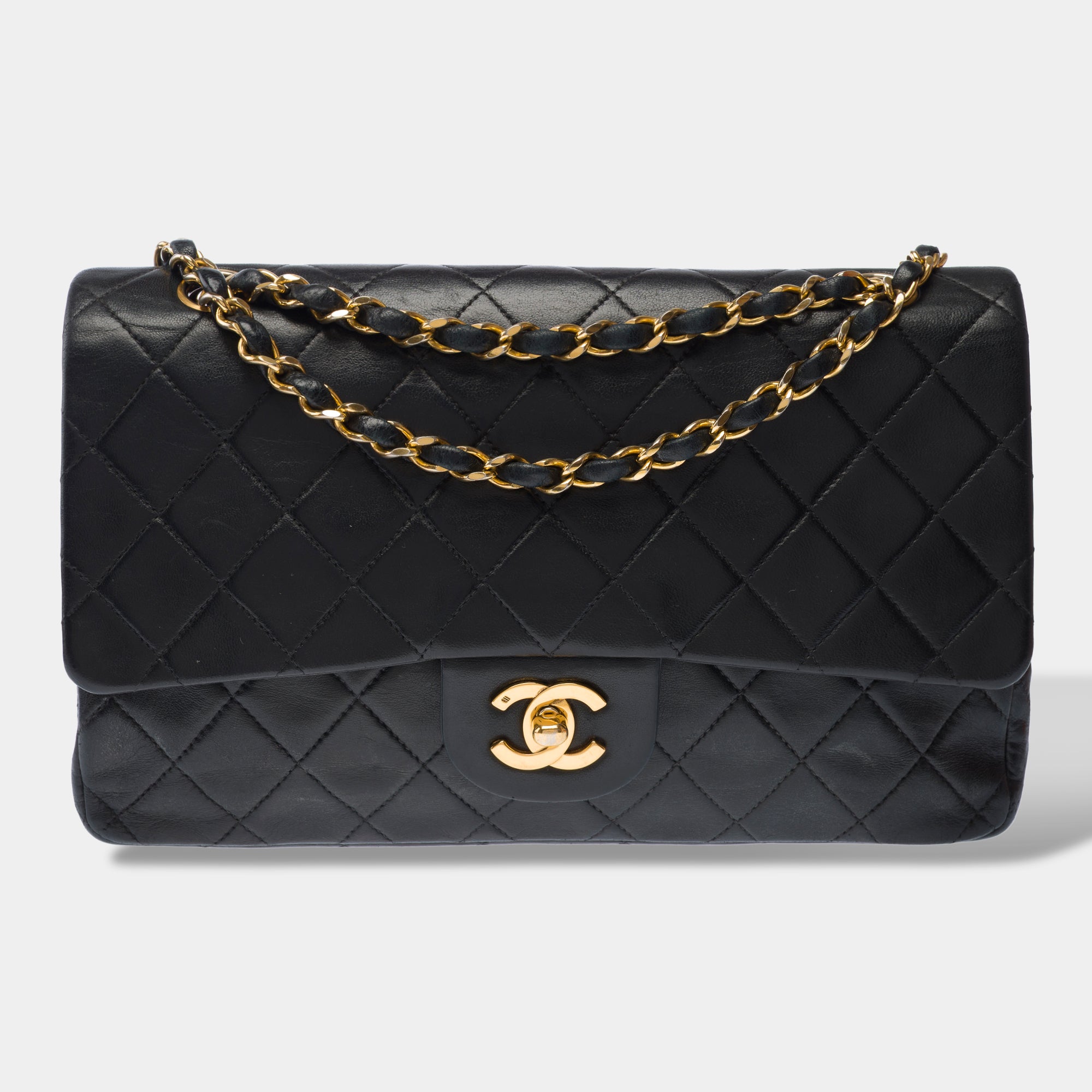 Sac CHANEL Timeless/Classique en Cuir Noir - 103155