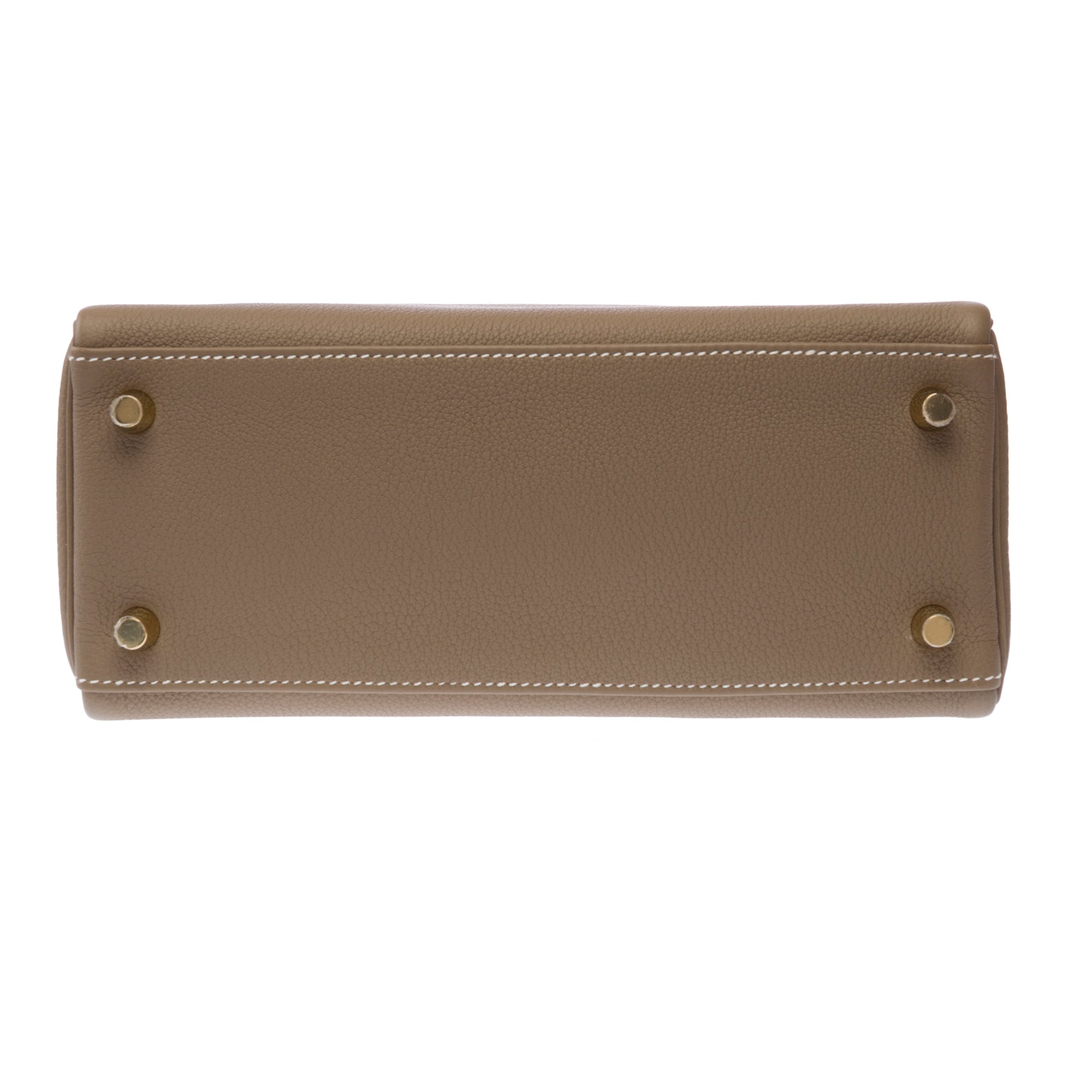 HERMES Kelly 25 Bag in Tufted Leather - 103178