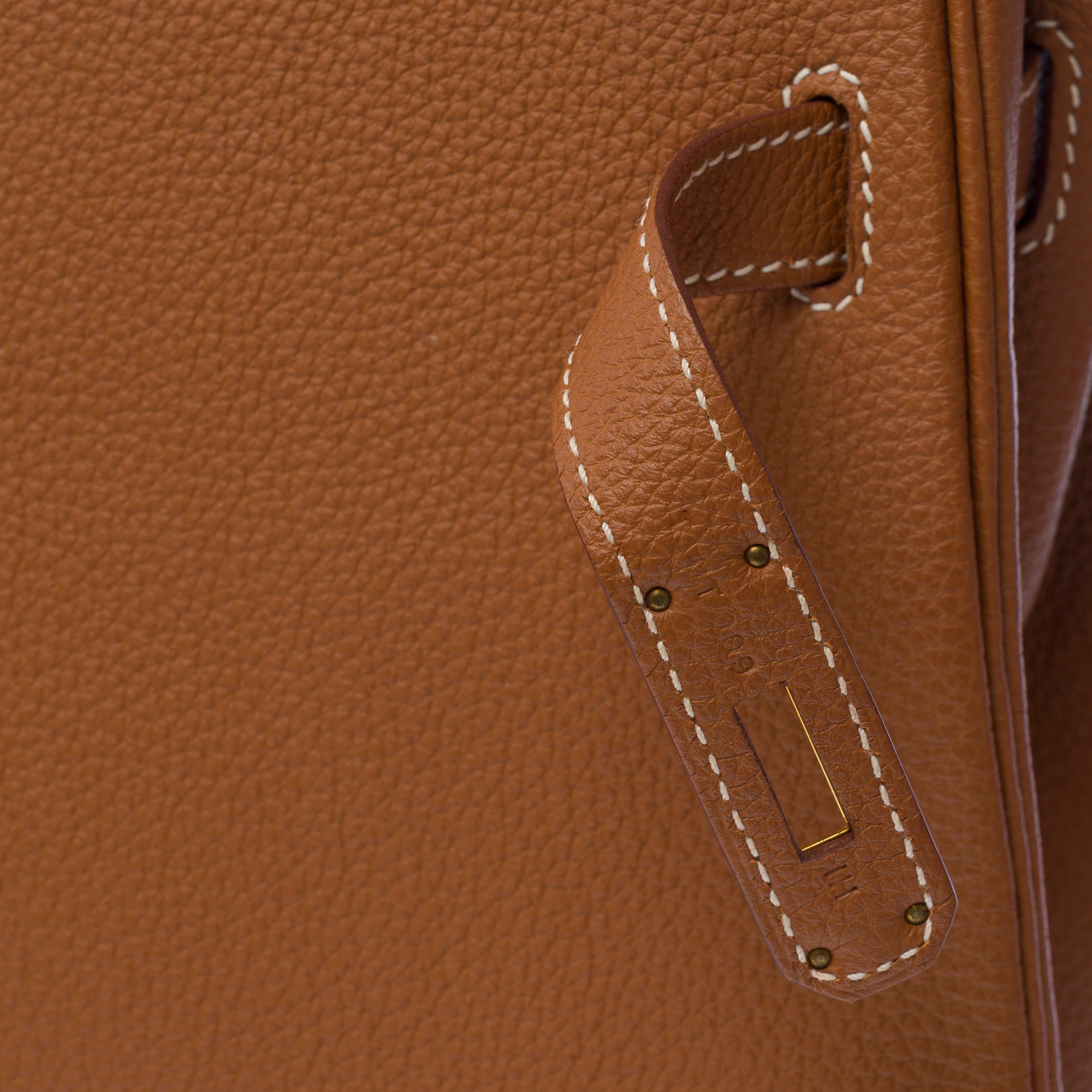 Sac HERMES Kelly 32 en Cuir Doré - 103188