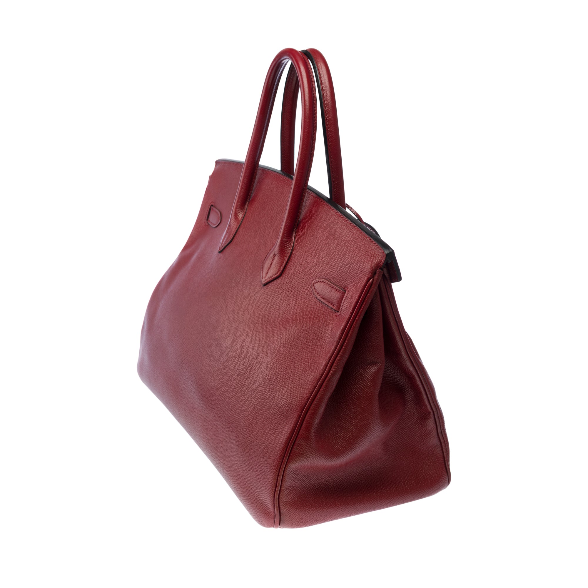 Sac HERMES Birkin 35 en Cuir Rouge - 103202