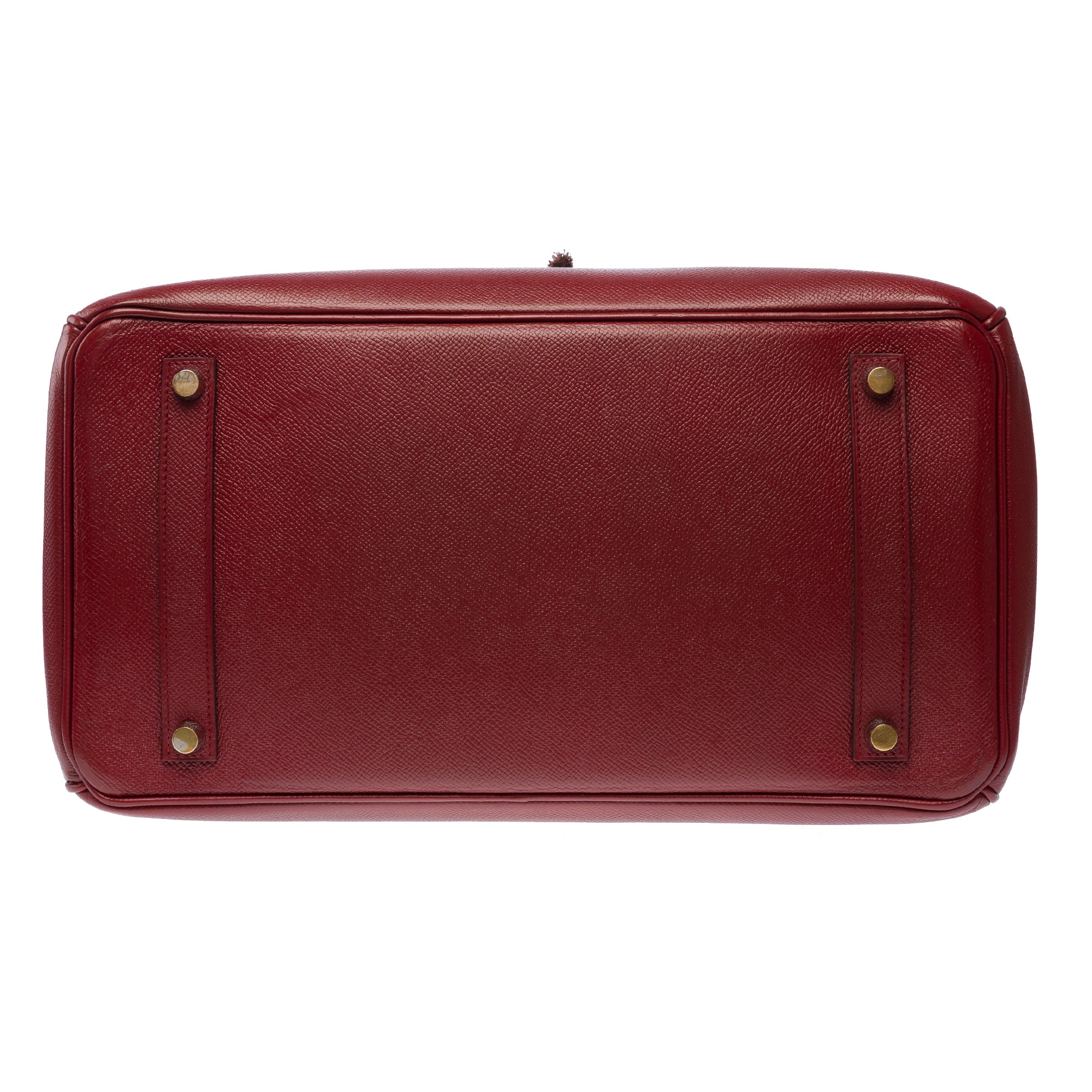 Sac HERMES Birkin 35 en Cuir Rouge - 103202