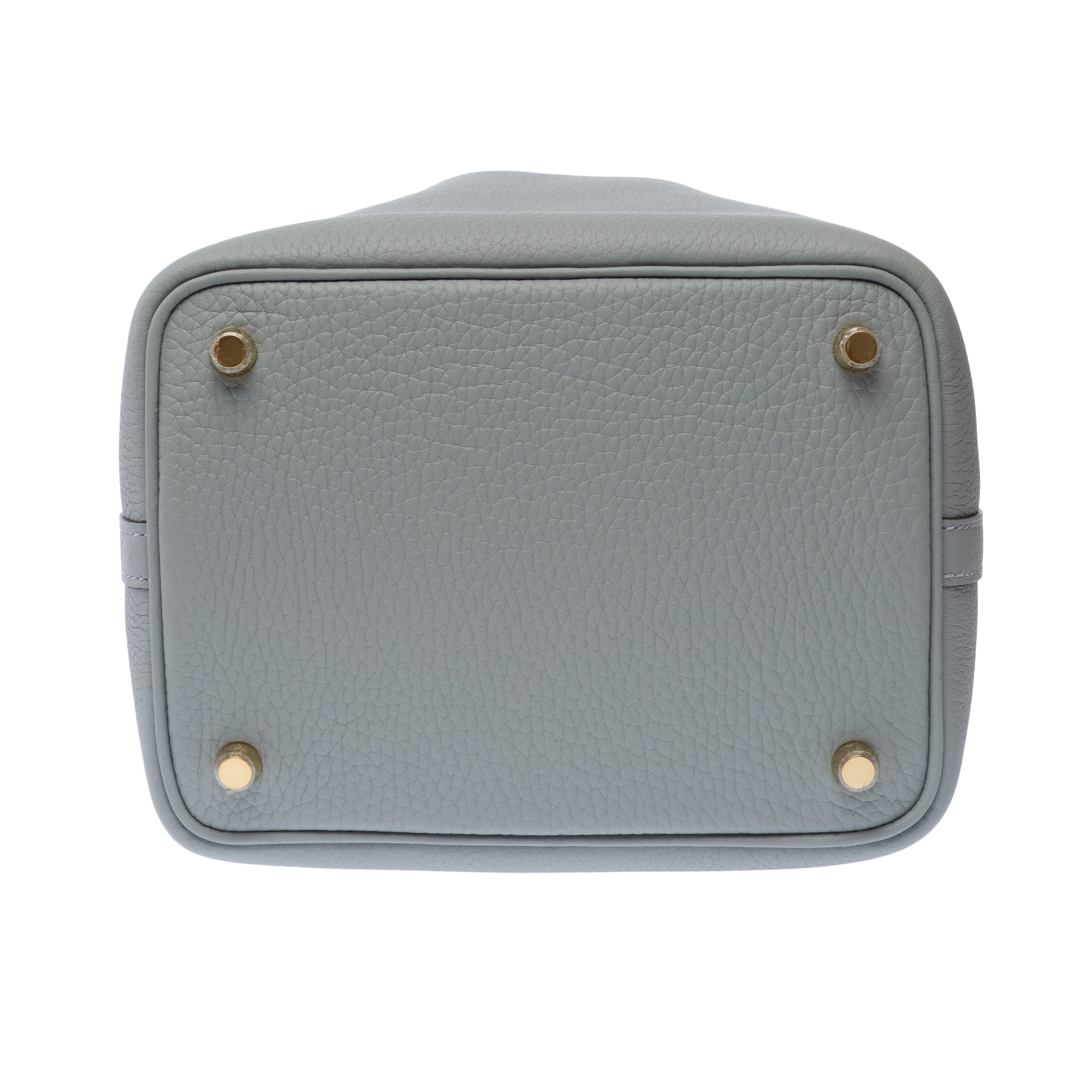 Sac HERMES Picotin en Cuir Gris - 103201