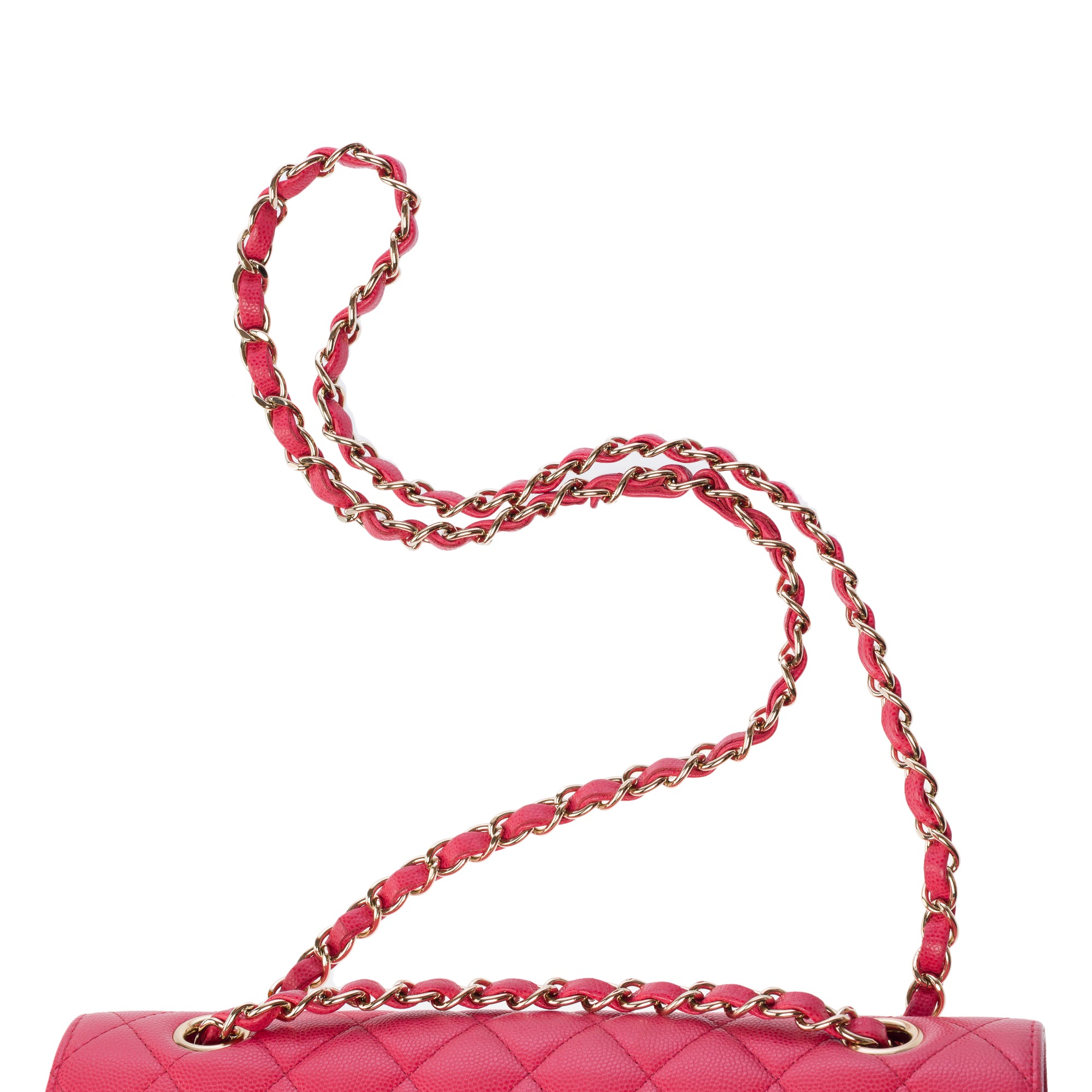 Sac CHANEL Timeless/Classique en Cuir Rose - 103196