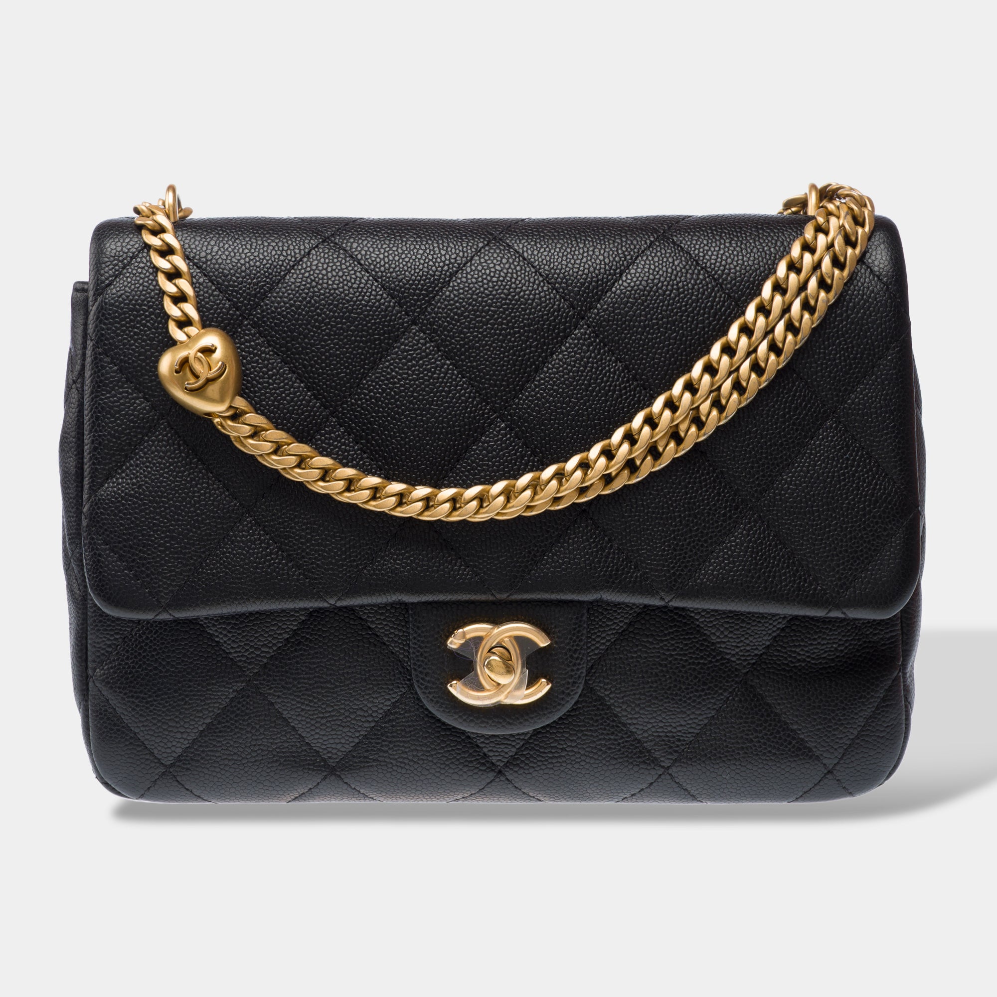 Sac CHANEL Timeless/Classique en Cuir Noir - 103195