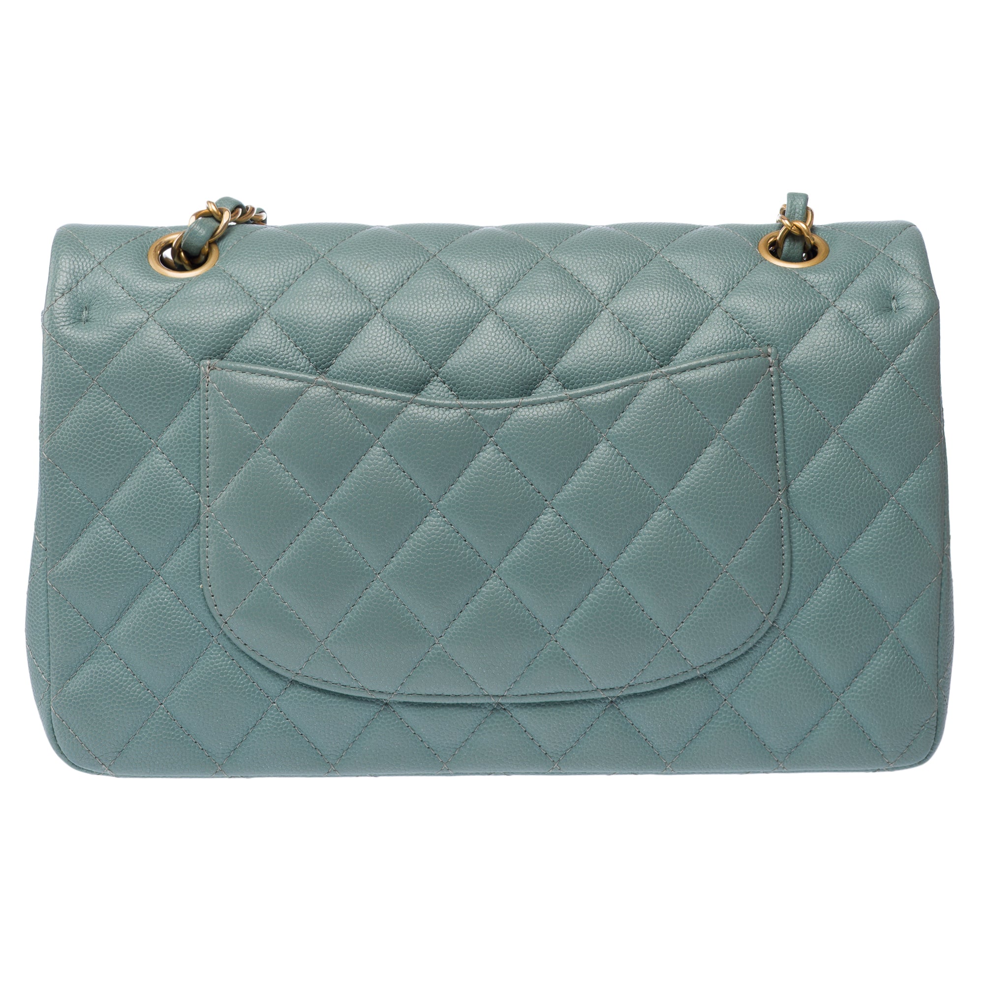 Sac CHANEL Timeless/Classique en Cuir Bleu - 103197