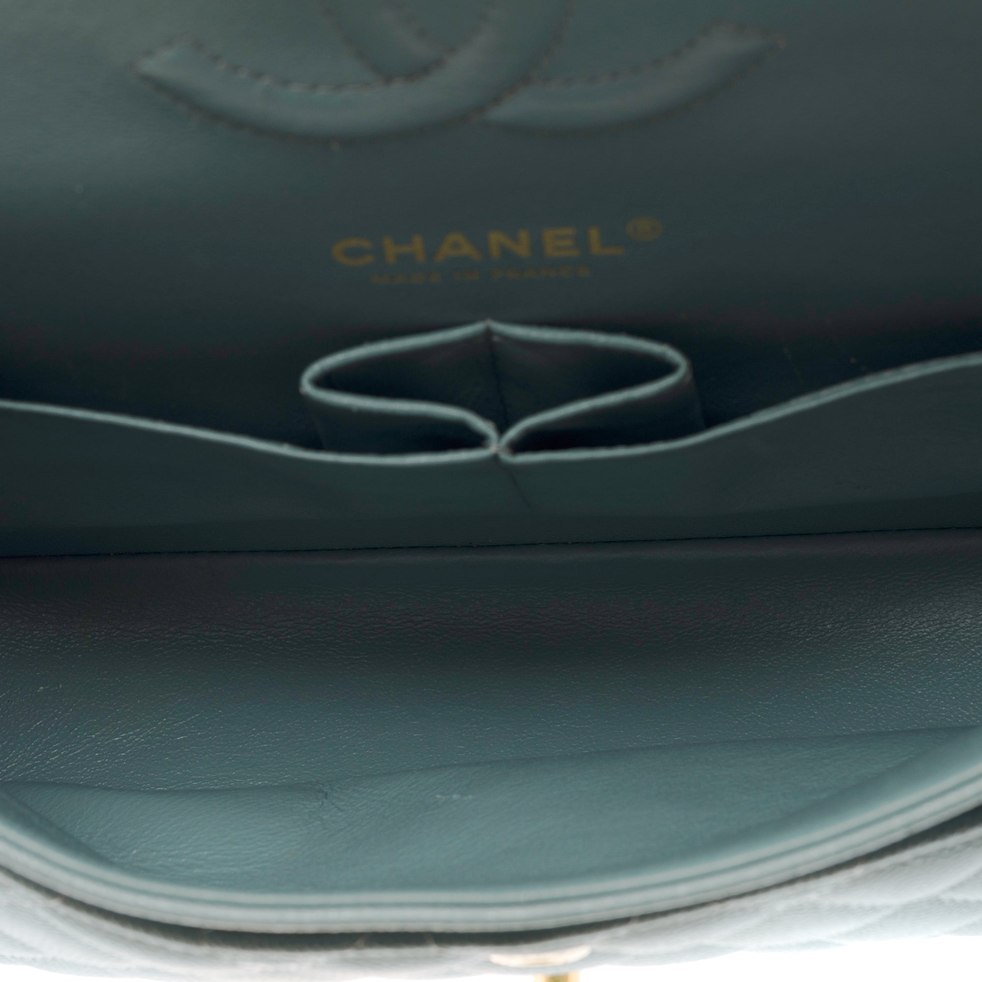 Sac CHANEL Timeless/Classique en Cuir Bleu - 103197