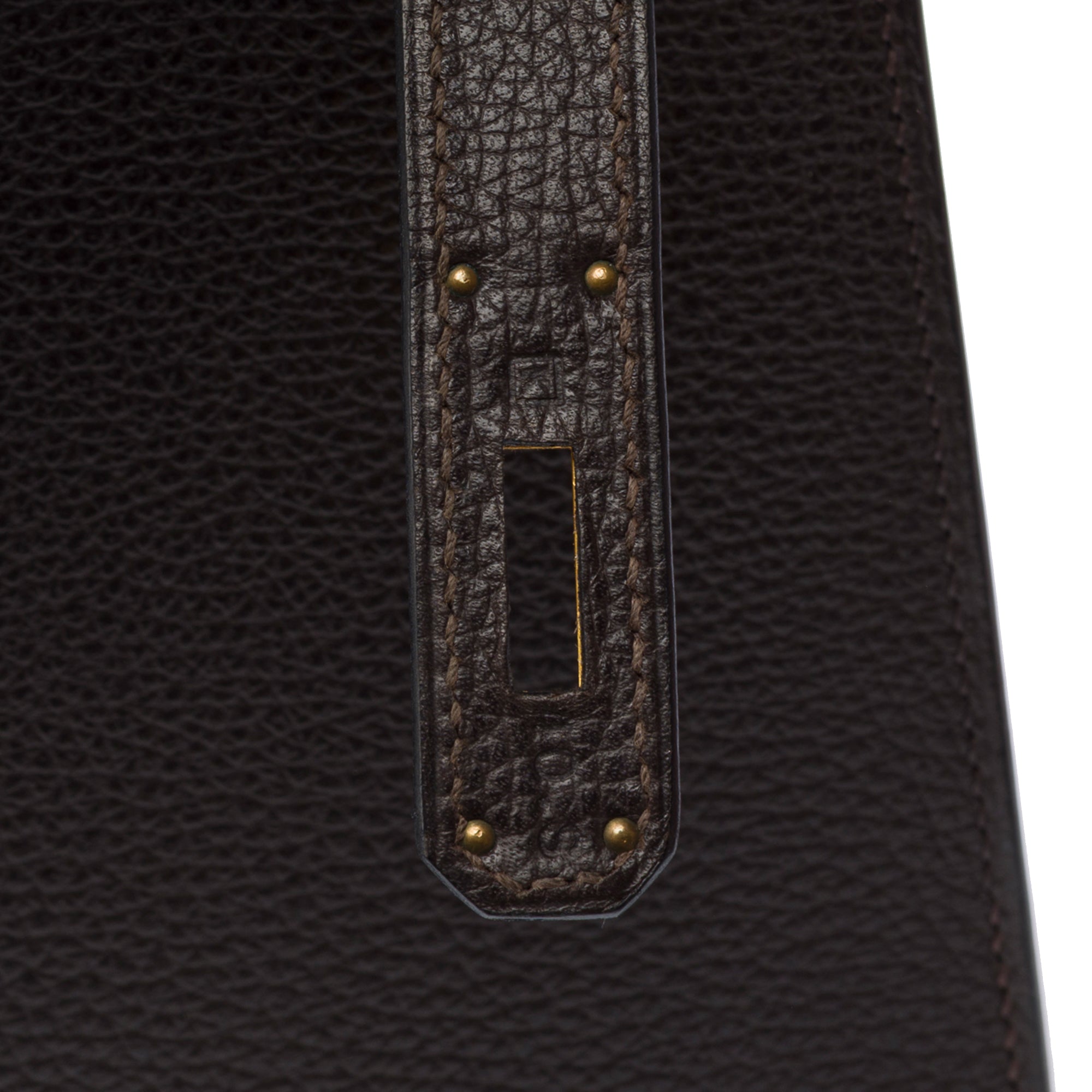 Sac HERMES Kelly 32 en Cuir Marron - 103206