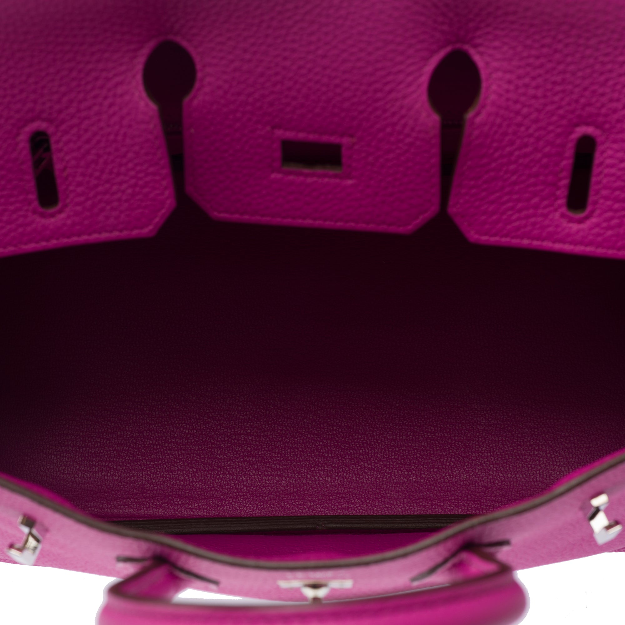 Sac HERMES Birkin 25 en Cuir Rose - 103208