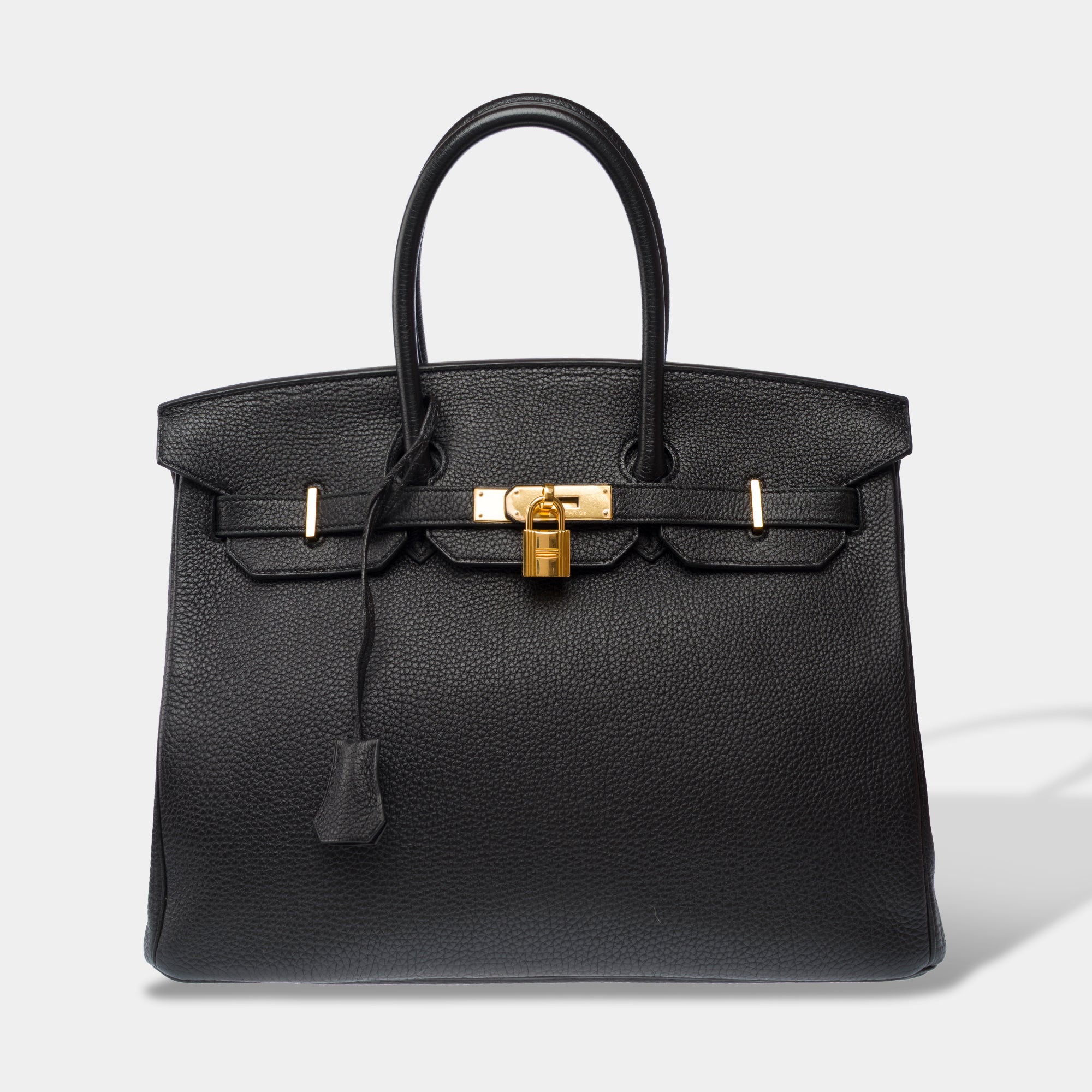 Sac HERMES Birkin 35 en Cuir Noir - 103207