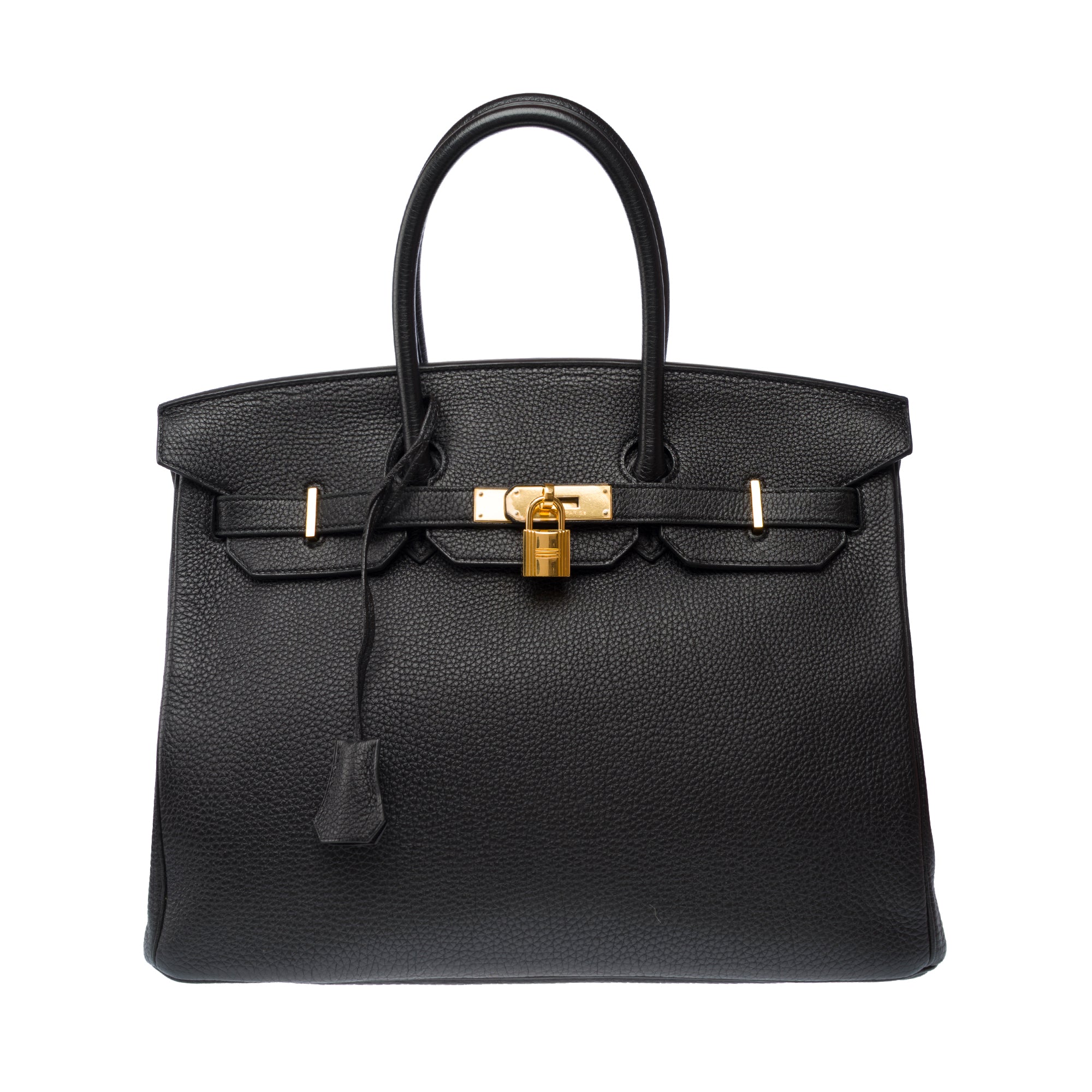 Sac HERMES Birkin 35 en Cuir Noir - 103207