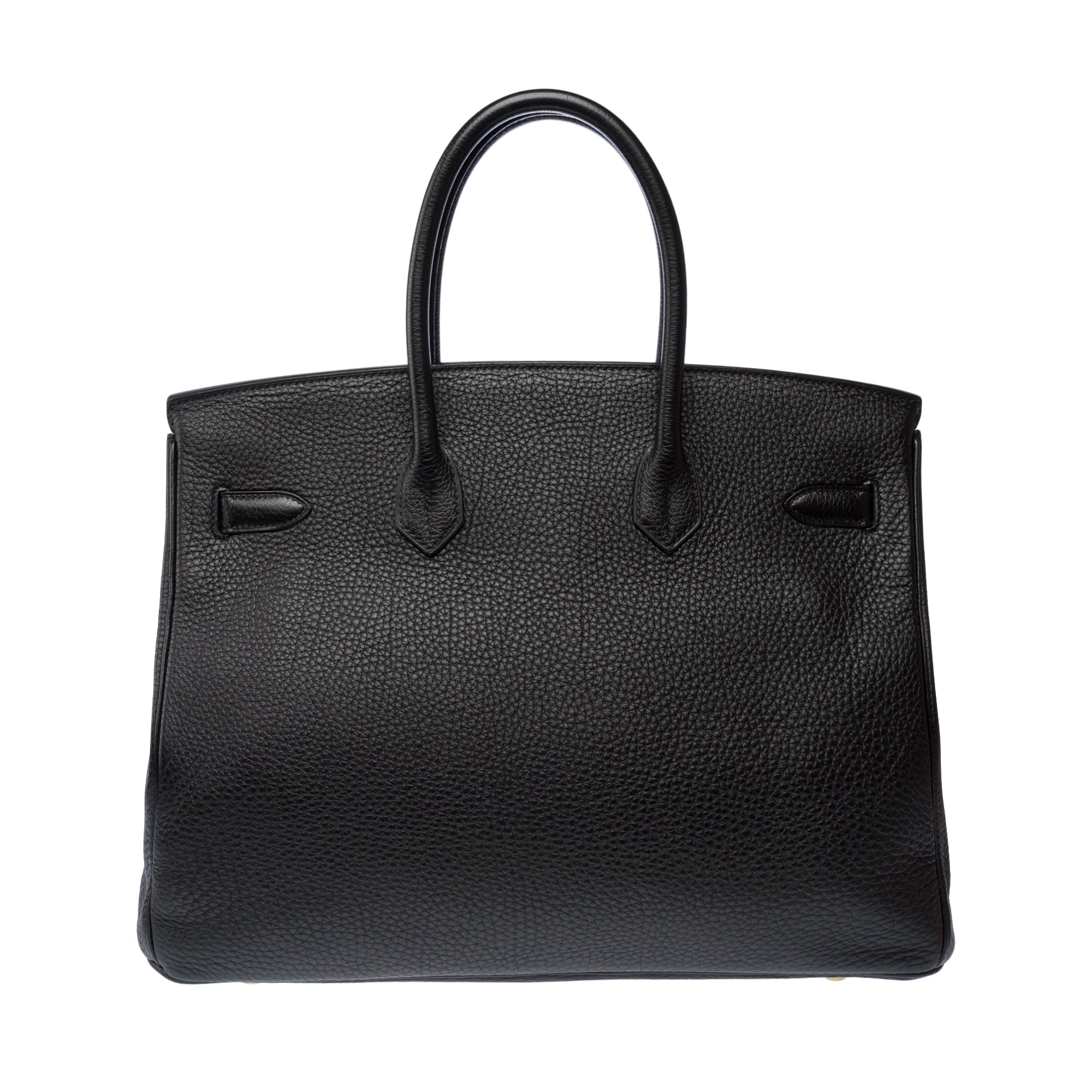 Sac HERMES Birkin 35 en Cuir Noir - 103207