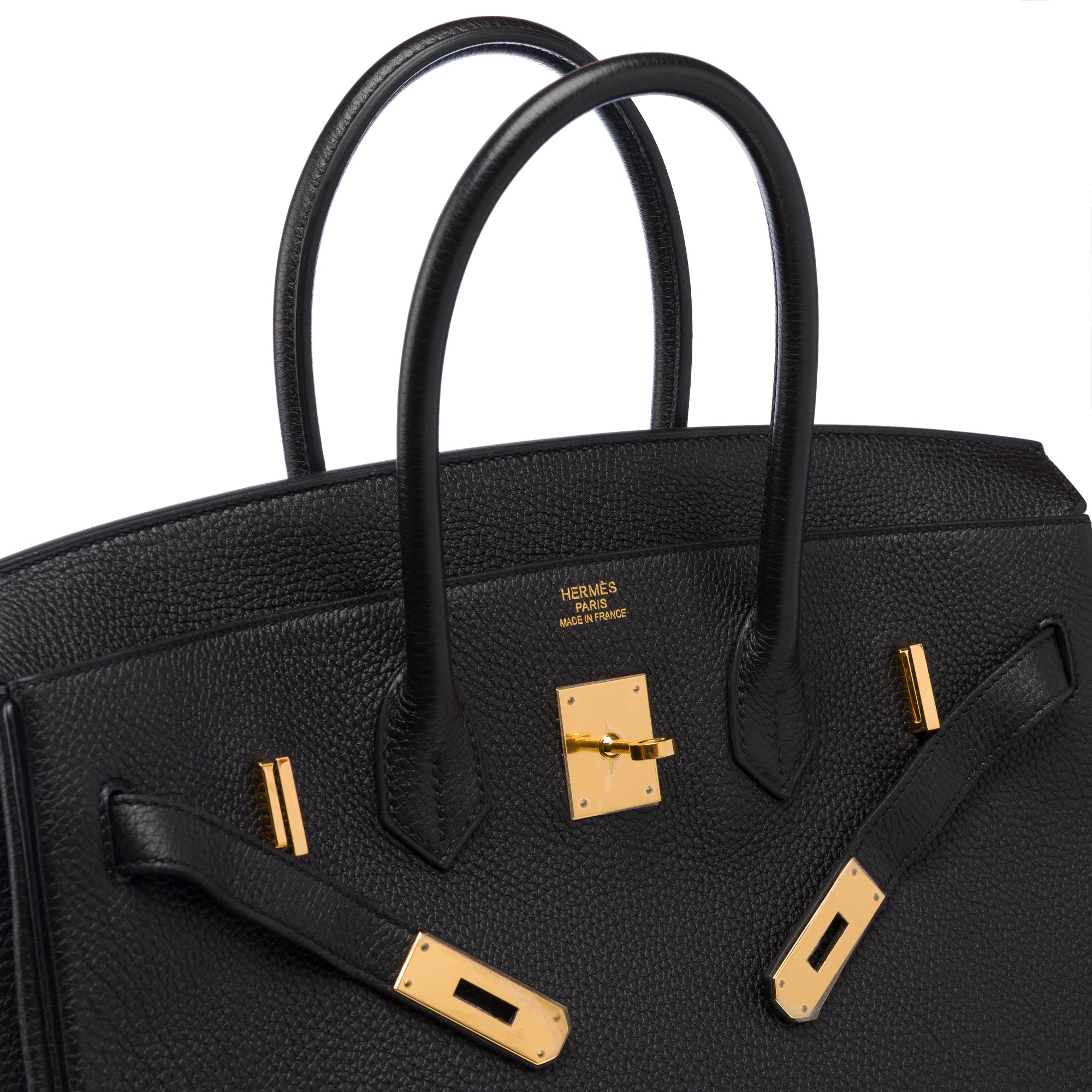 Sac HERMES Birkin 35 en Cuir Noir - 103207