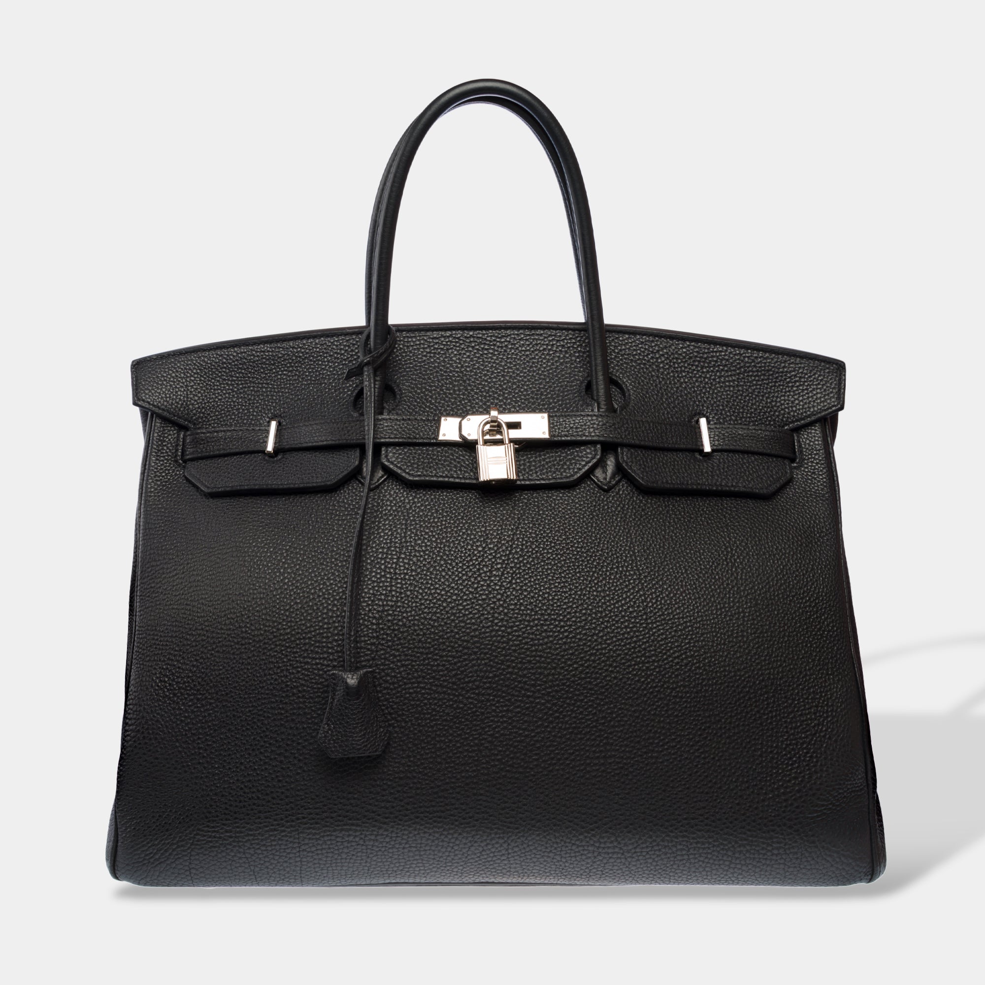 Sac HERMES Birkin 40 en Cuir Noir - 103218