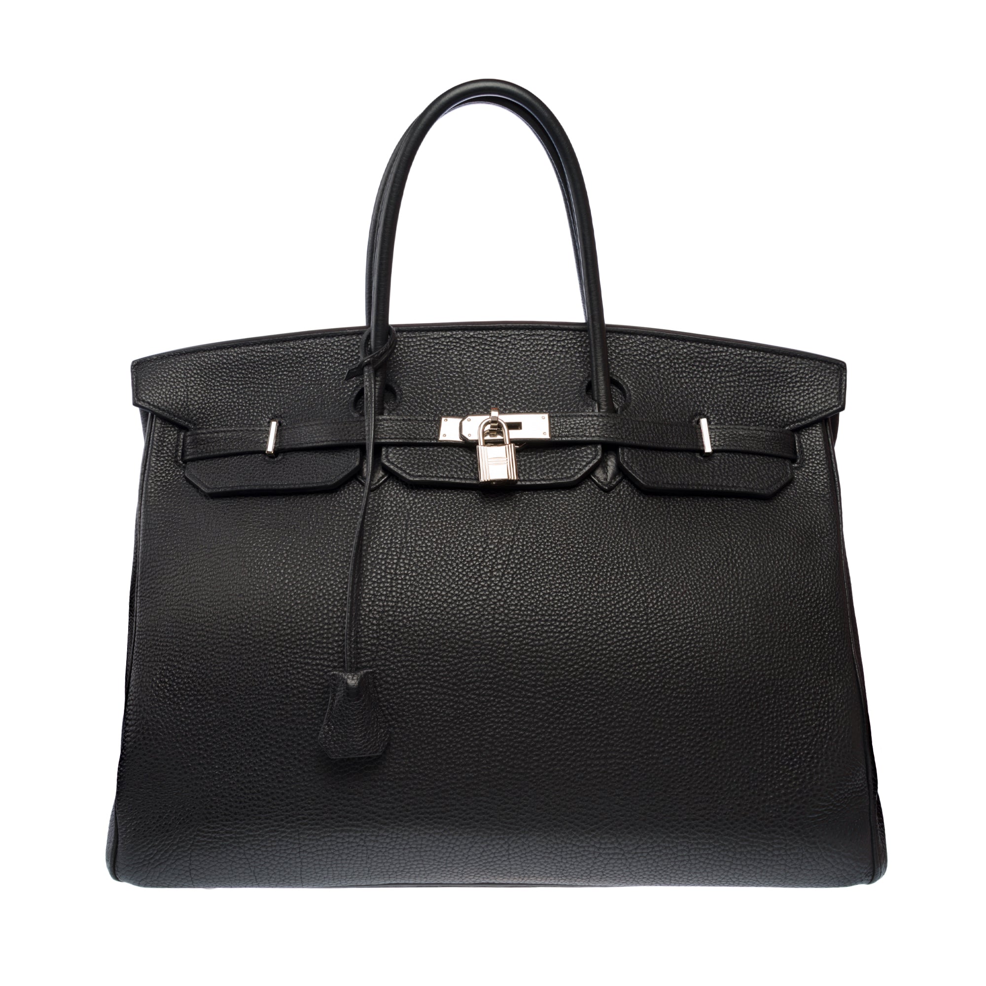 Sac HERMES Birkin 40 en Cuir Noir - 103218
