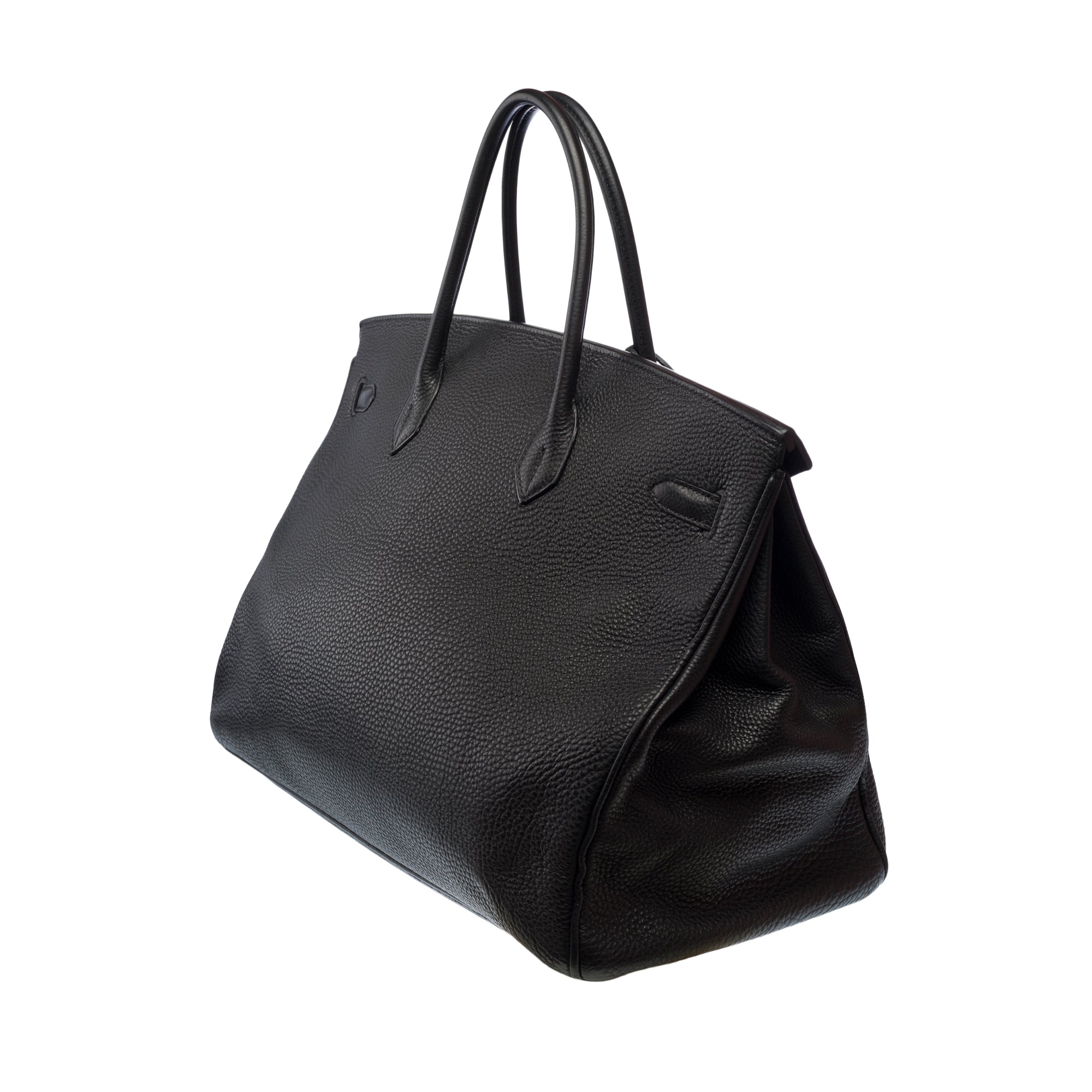 Sac HERMES Birkin 40 en Cuir Noir - 103218