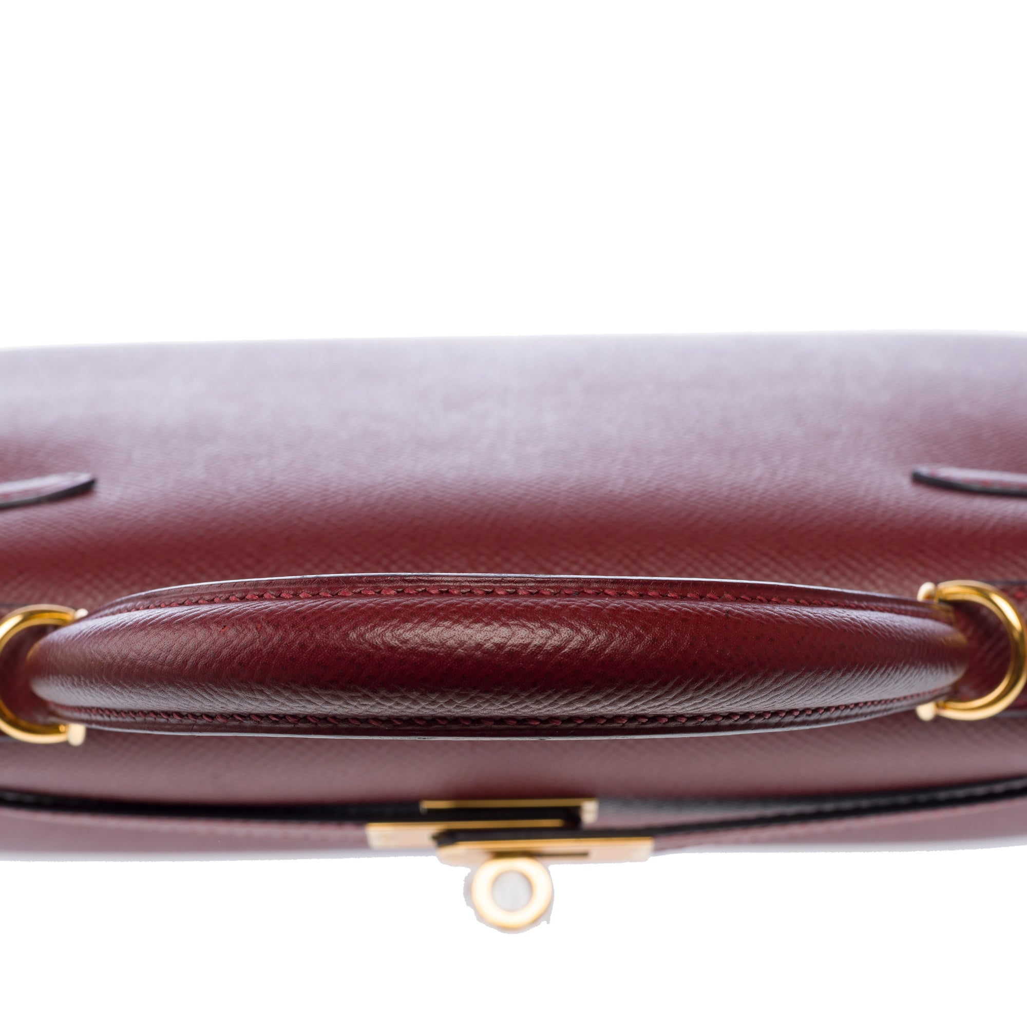 Sac HERMES Kelly 25 en Cuir Rouge - 103215
