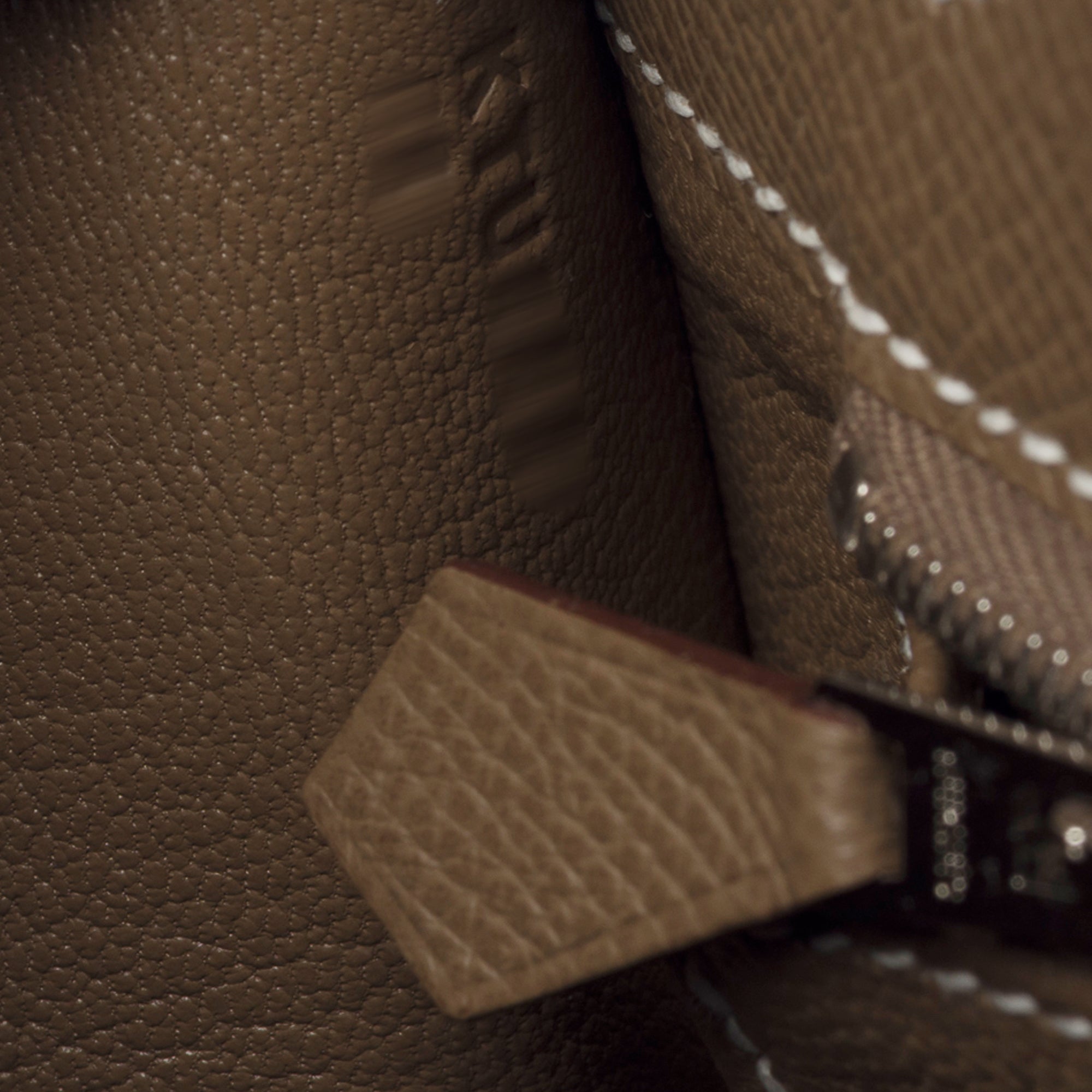 Sac HERMES Kelly 25 en Cuir Étoupe - 103212