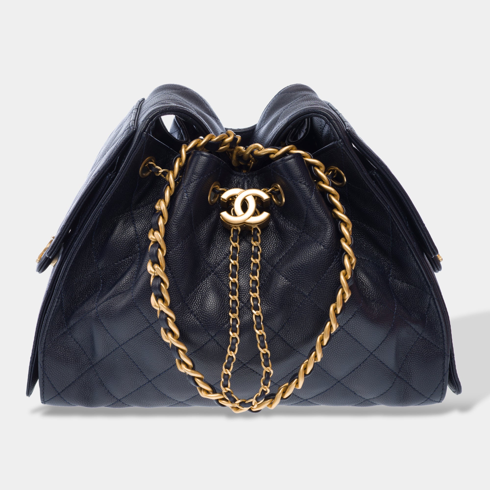 Sac CHANEL en Cuir Bleu Marine - 103211