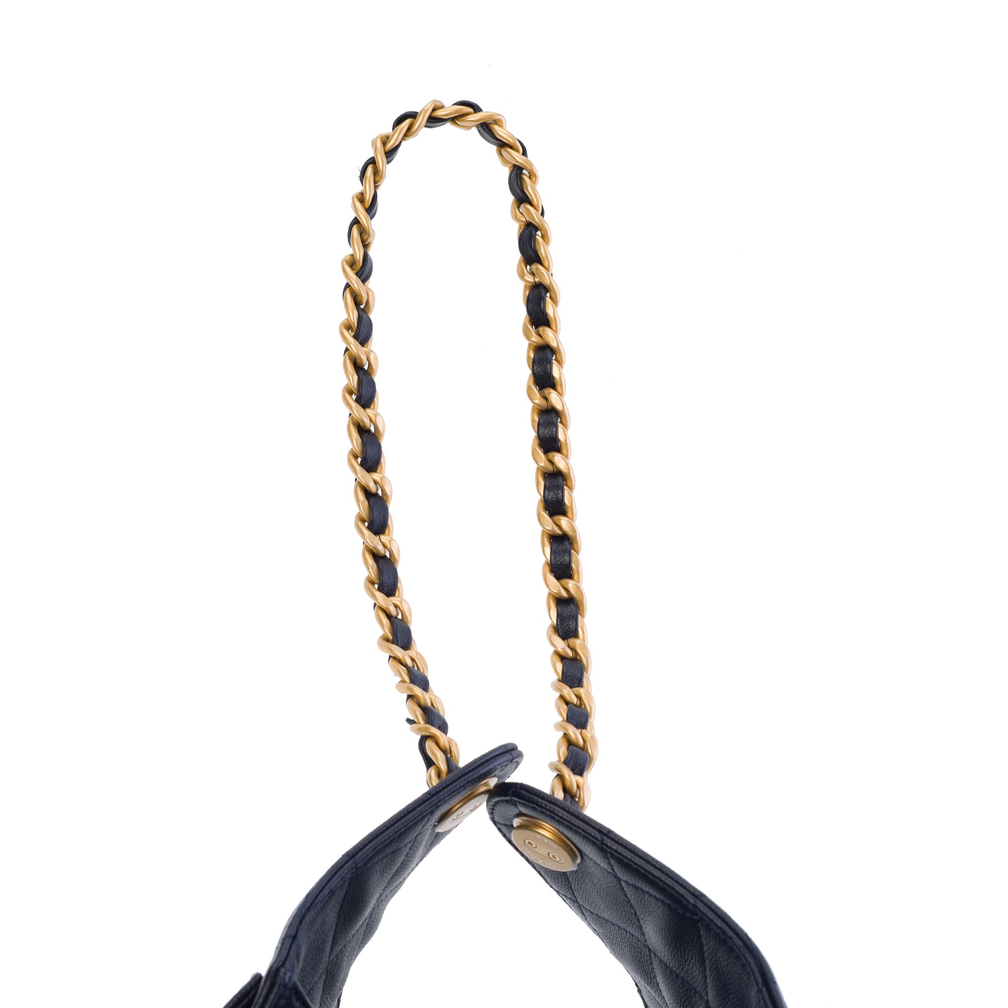 Sac CHANEL en Cuir Bleu Marine - 103211