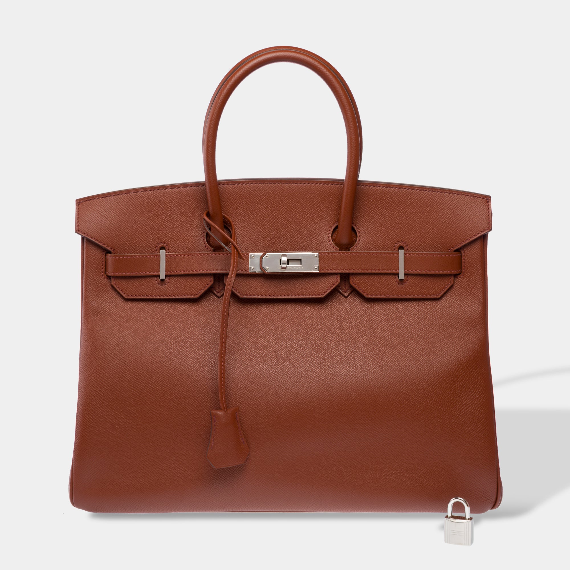 Sac HERMES Birkin 35 en Cuir Marron - 103214