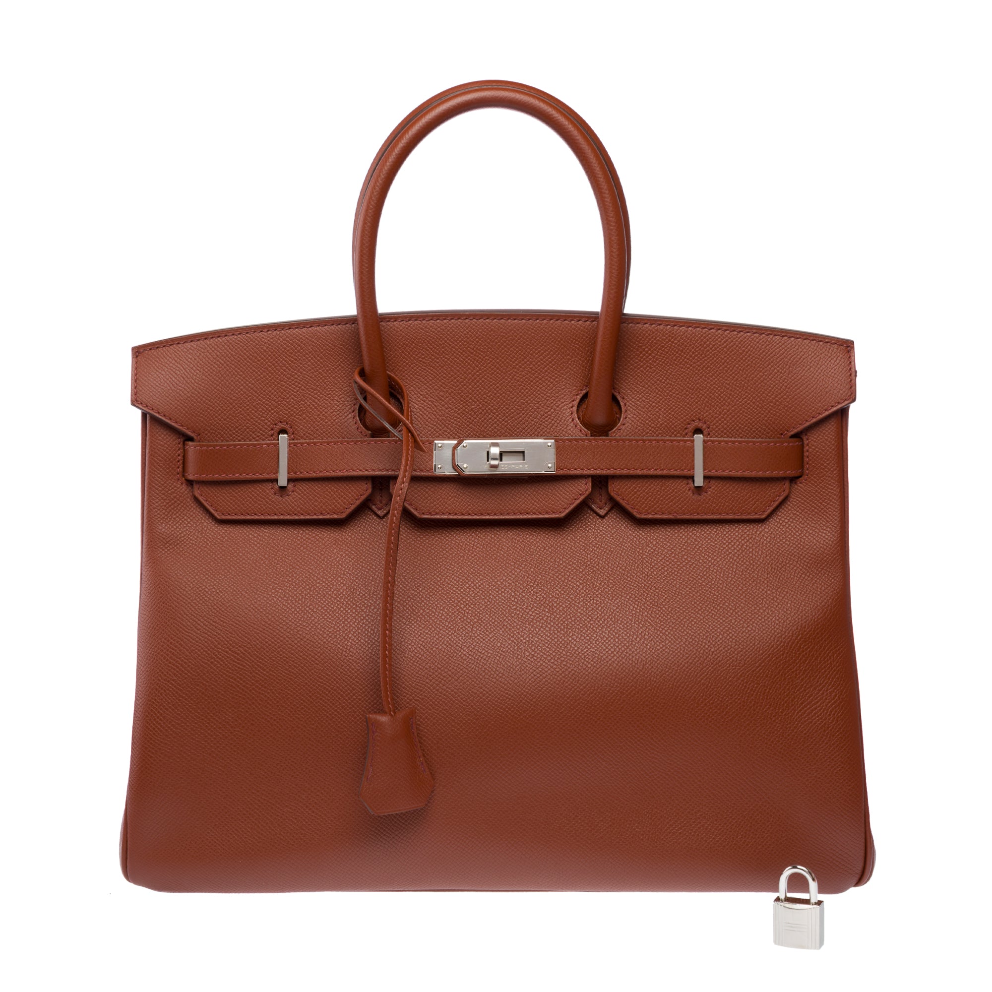 Sac HERMES Birkin 35 en Cuir Marron - 103214