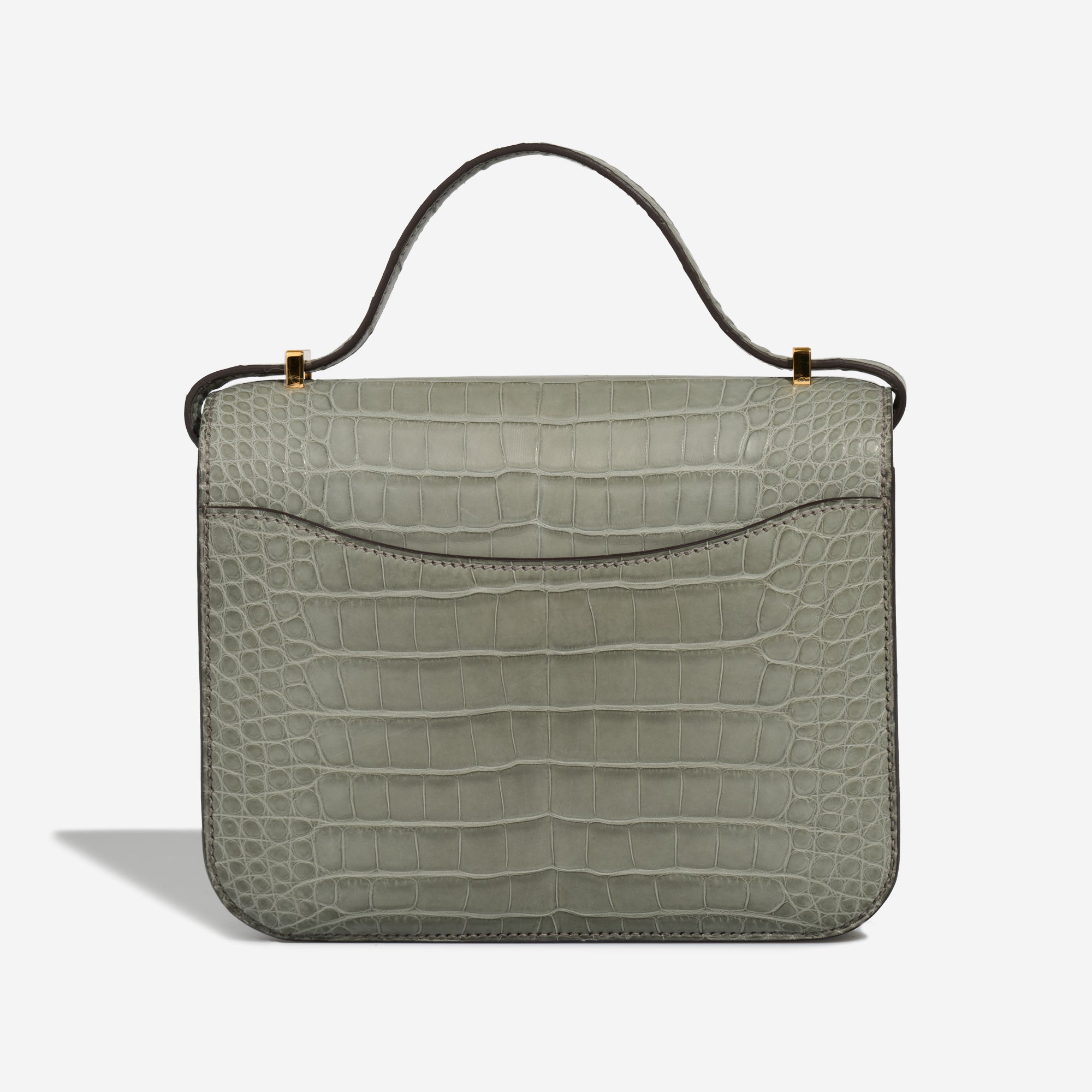 Sac HERMES Constance en Cuirs exotiques Gris - 103228