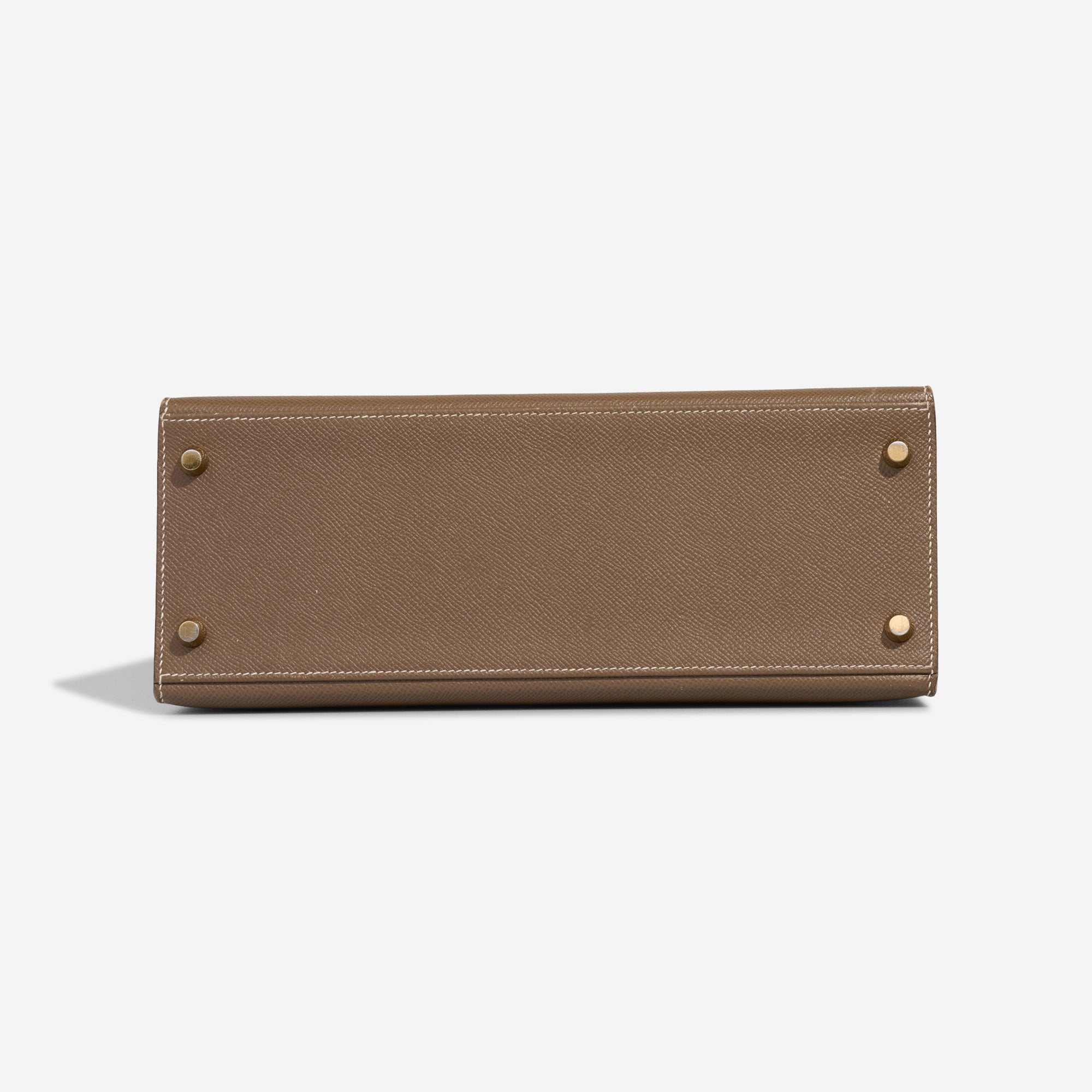 Sac HERMES Kelly 28 en Cuir Étoupe - 103229