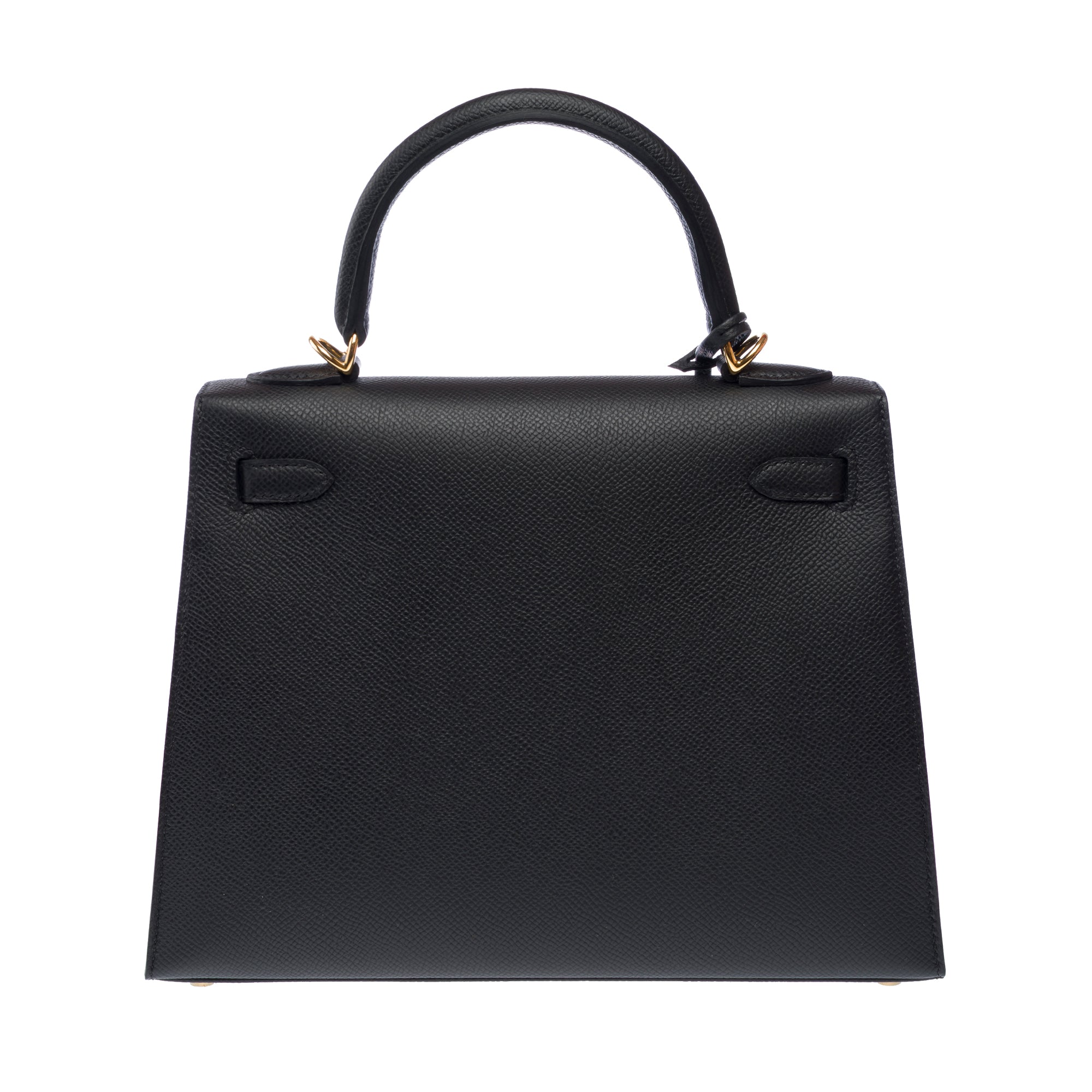 Sac HERMES Kelly 25 en Cuir Noir - 103245