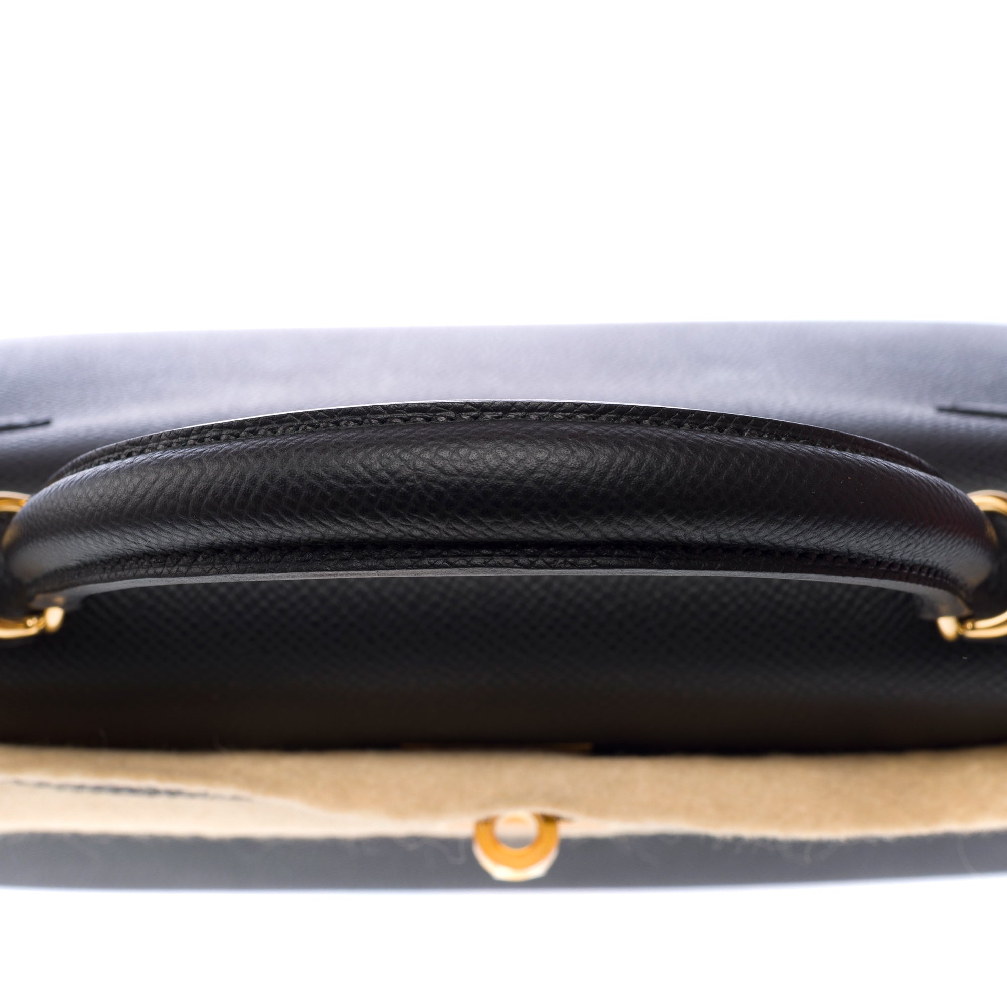Sac HERMES Kelly 25 en Cuir Noir - 103245