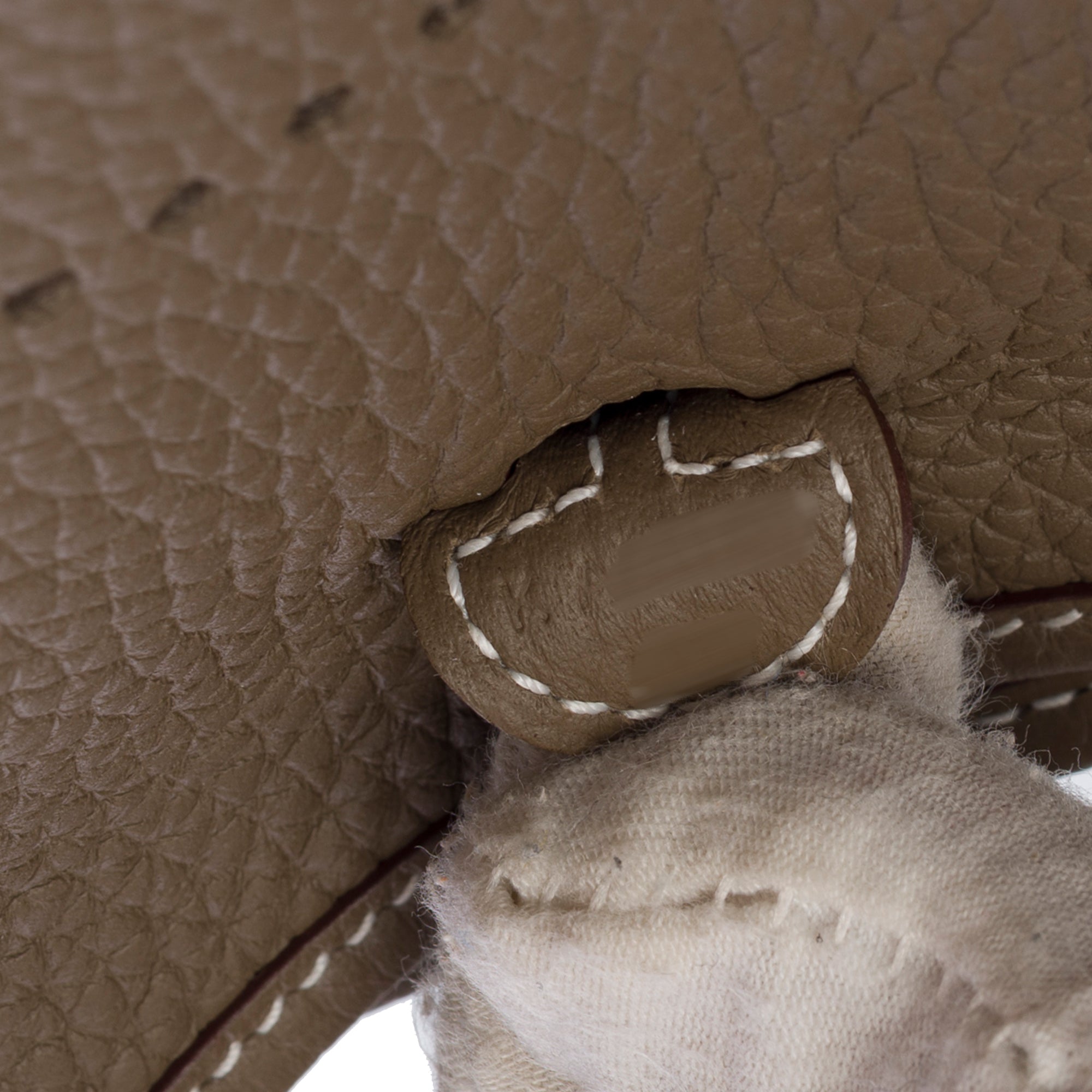 Sac HERMES Mini Evelyne en Cuir Étoupe - 103241