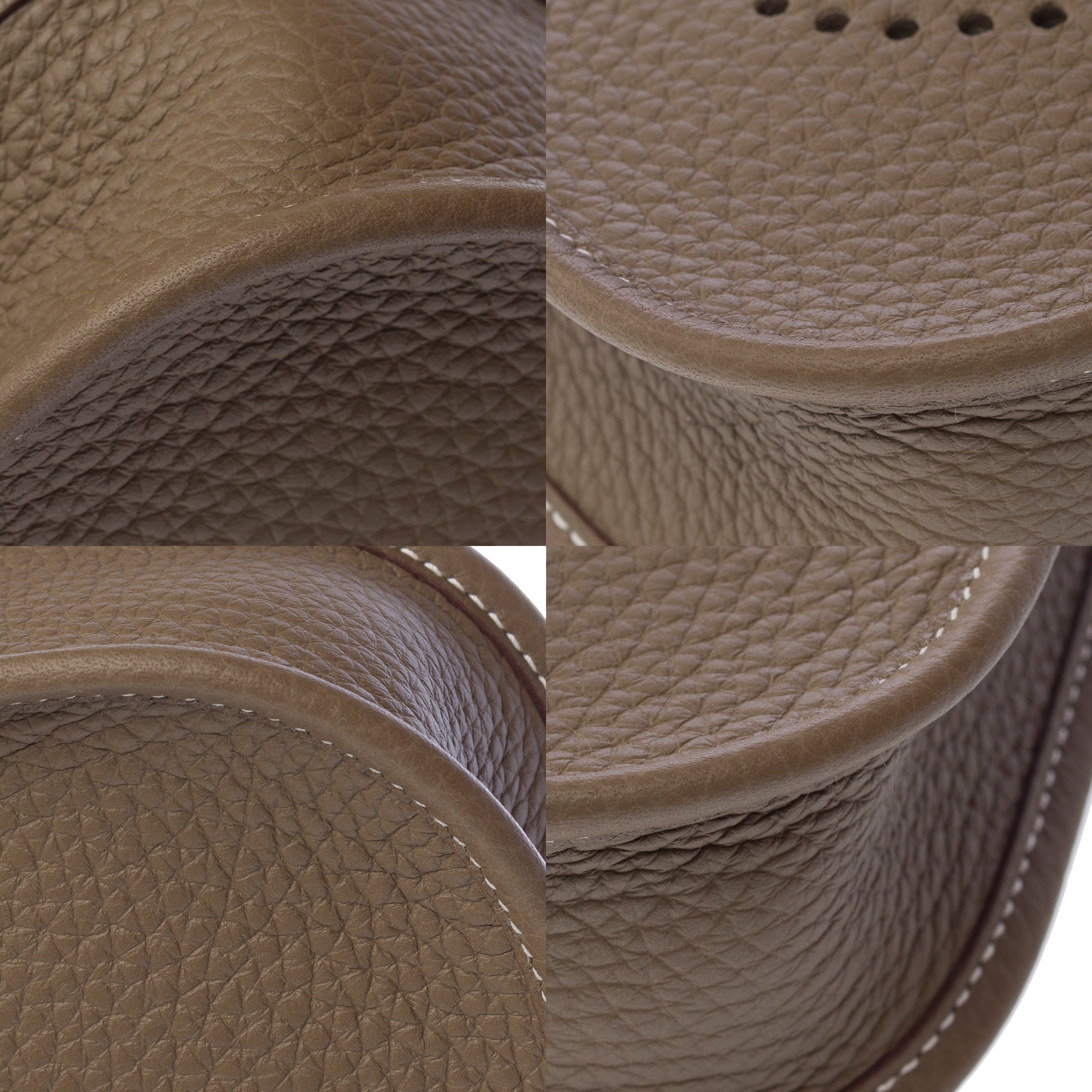 Sac HERMES Mini Evelyne en Cuir Étoupe - 103241