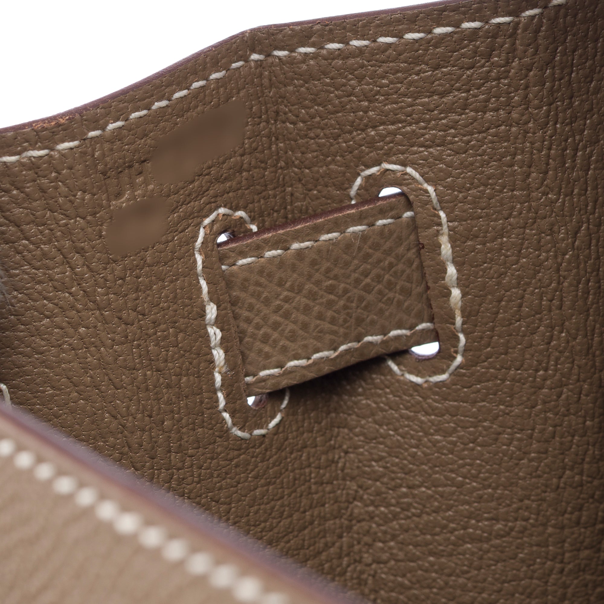 Sac HERMES Kelly 32 en Cuir Étoupe - 103222